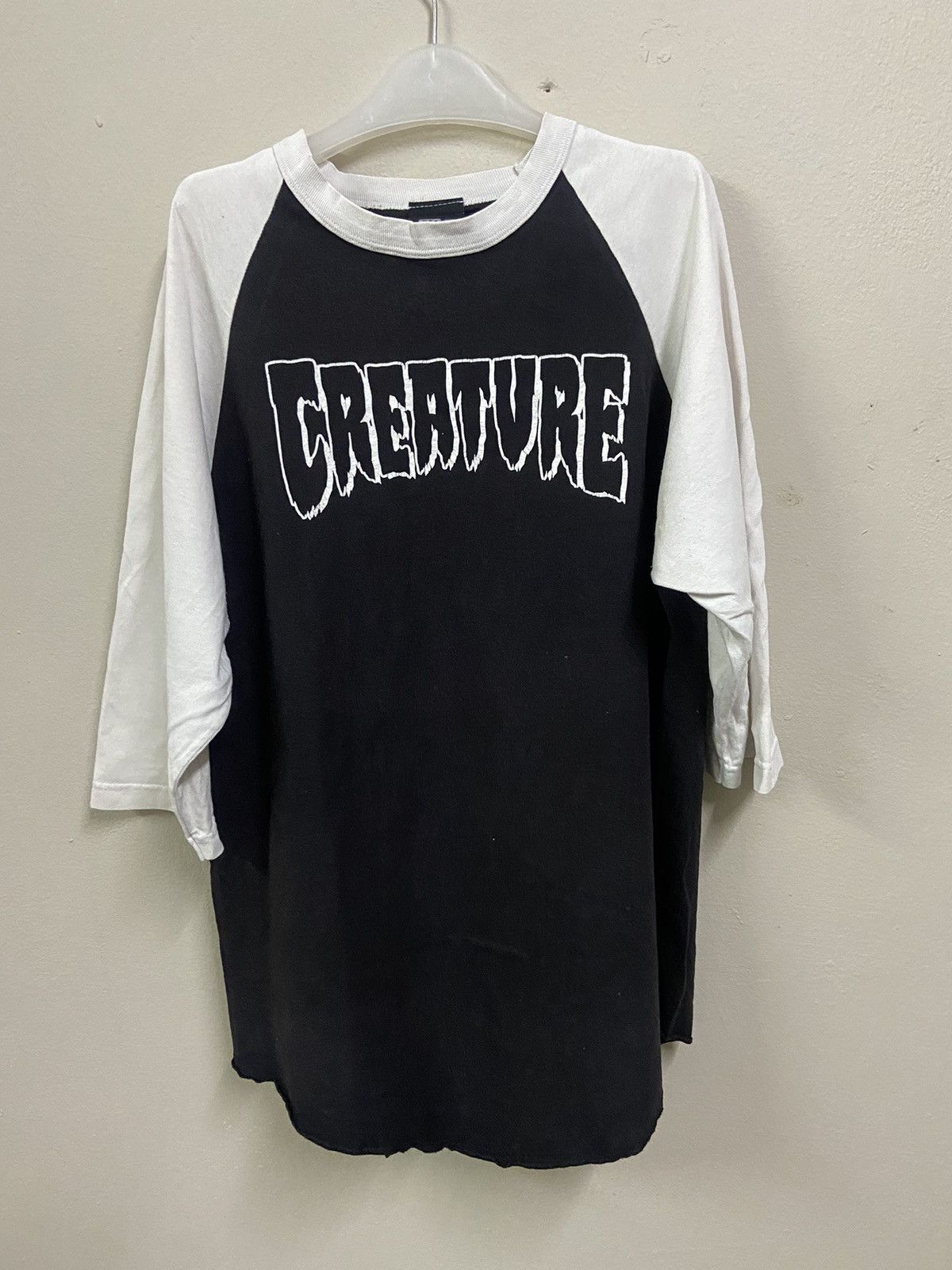Vintage VINTAGE CREATURE SKATEBOARD Raglan T-Shirt 3/4 Sleeve Size US L / EU 52-54 / 3 - 1 Thumbnail