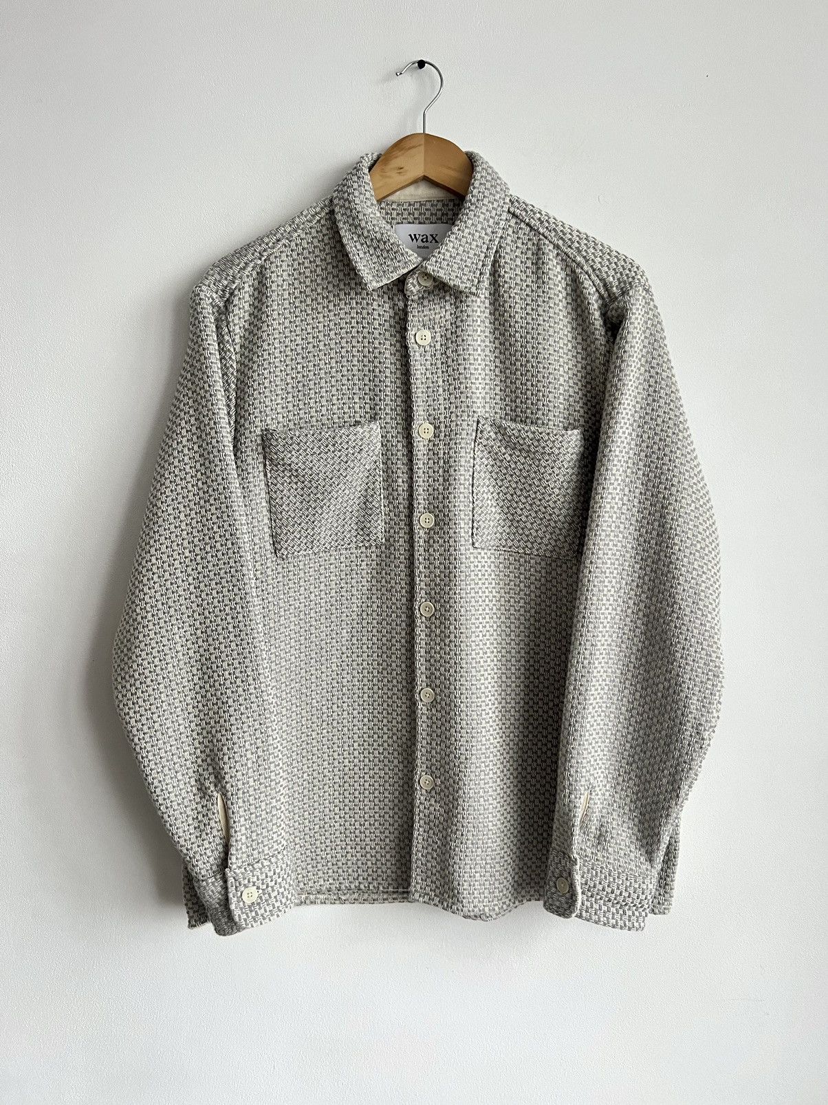Universal Works Wax London SS24 Stephney Whiting Overshirt Blue Size US L / EU 52-54 / 3 - 1 Thumbnail