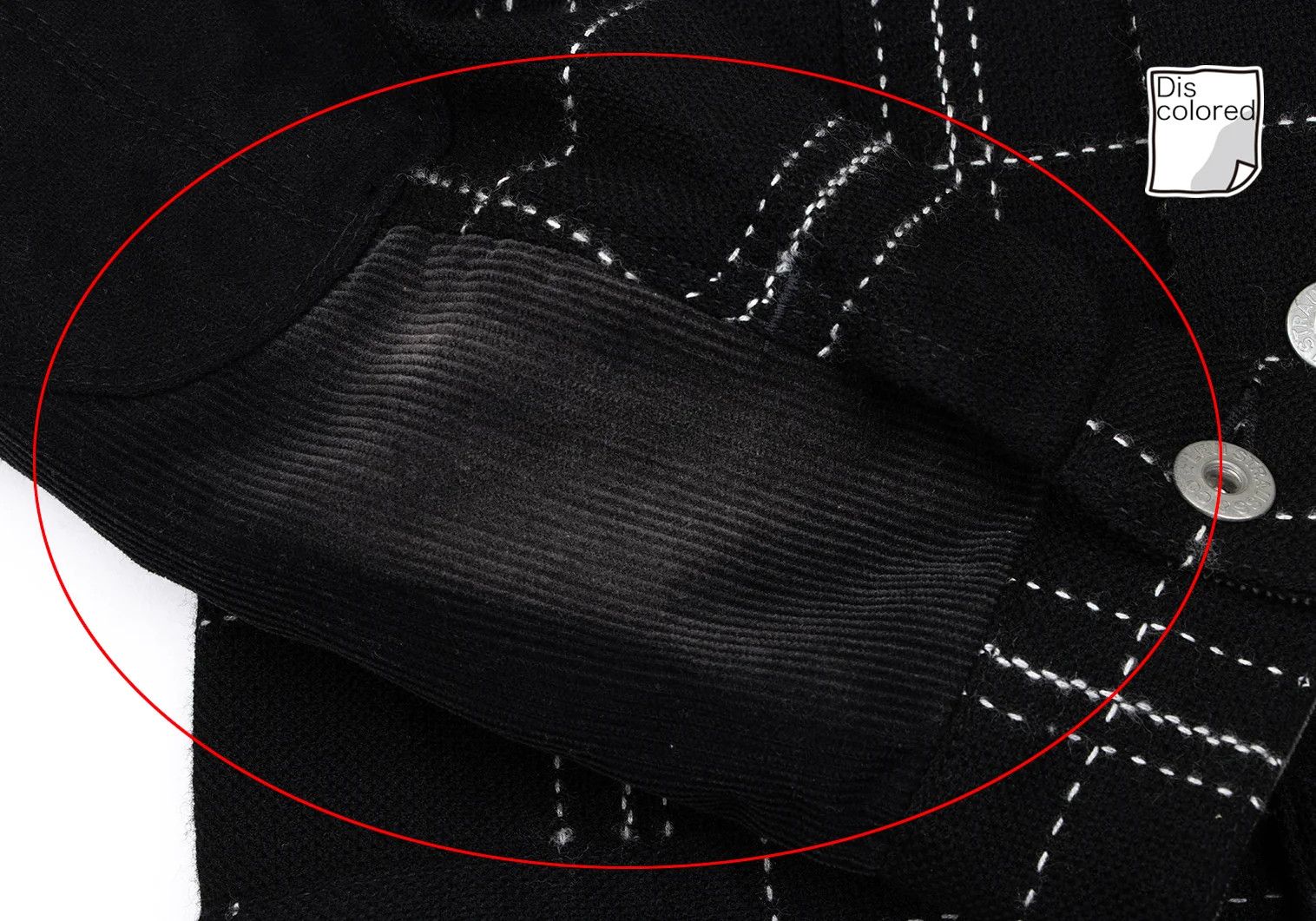 Junya Watanabe Corduroy Stitch Wool Trucker Jacket in Black, Size XS Size US XS / EU 42 / 0 - 10 Thumbnail