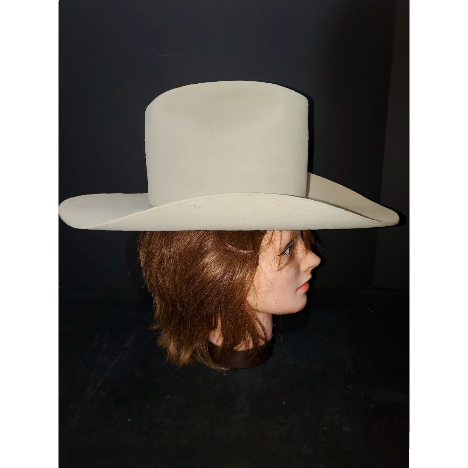 Vintage VINTAGE Resistol Cowboy Hat 3X Beaver Long Oval Ivory Size 6 5/8 Men's Western Size ONE SIZE - 6 Thumbnail
