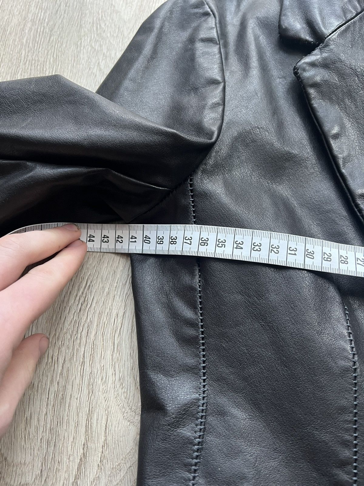 10sei0otto Dieciseizerootto leather blazer Size M / US 6-8 / IT 42-44 - 7 Thumbnail