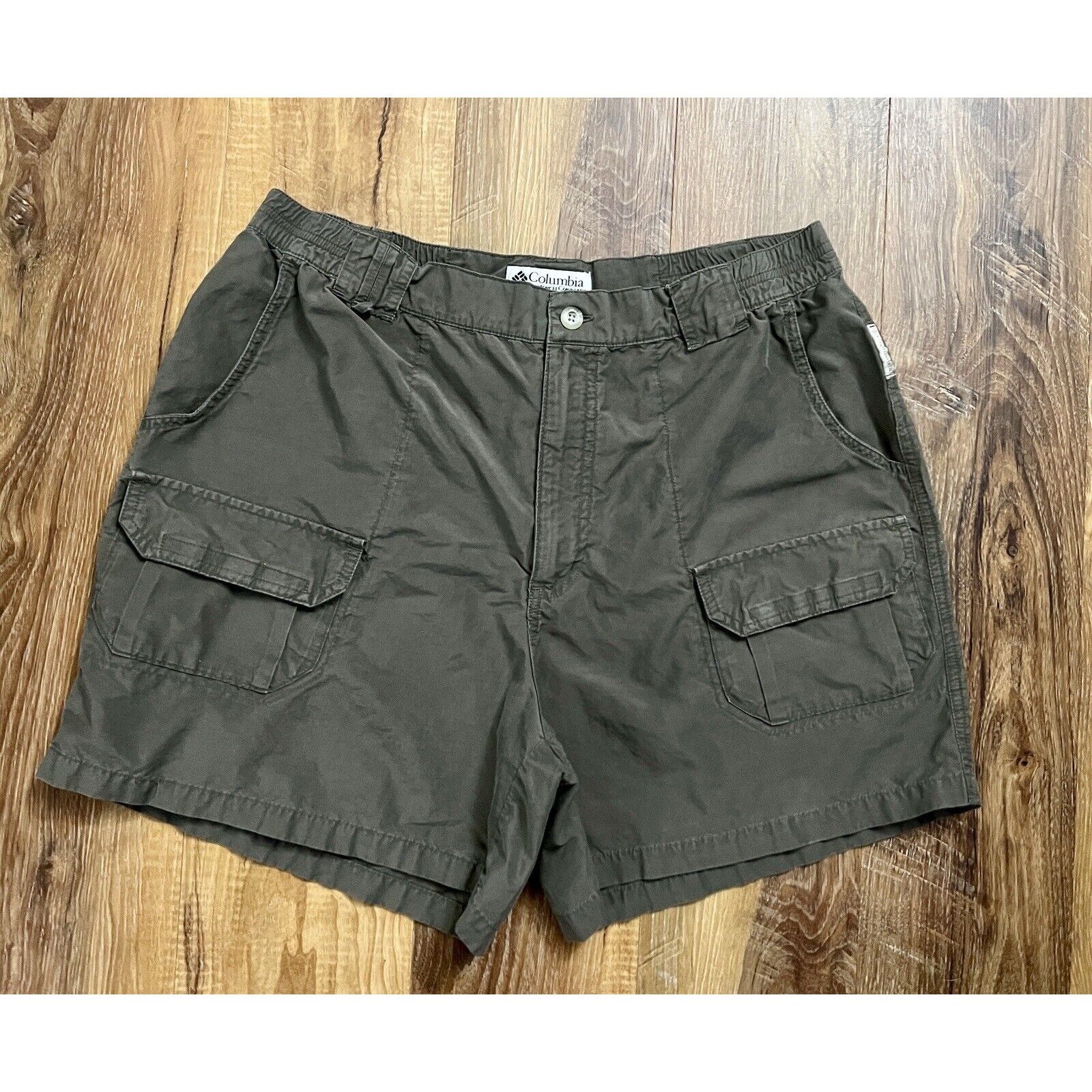 Columbia Columbia Women's Size 14 Chino Shorts 6 Brown Pockets EUC Size 36" / US 14 / IT 50 - 2 Thumbnail