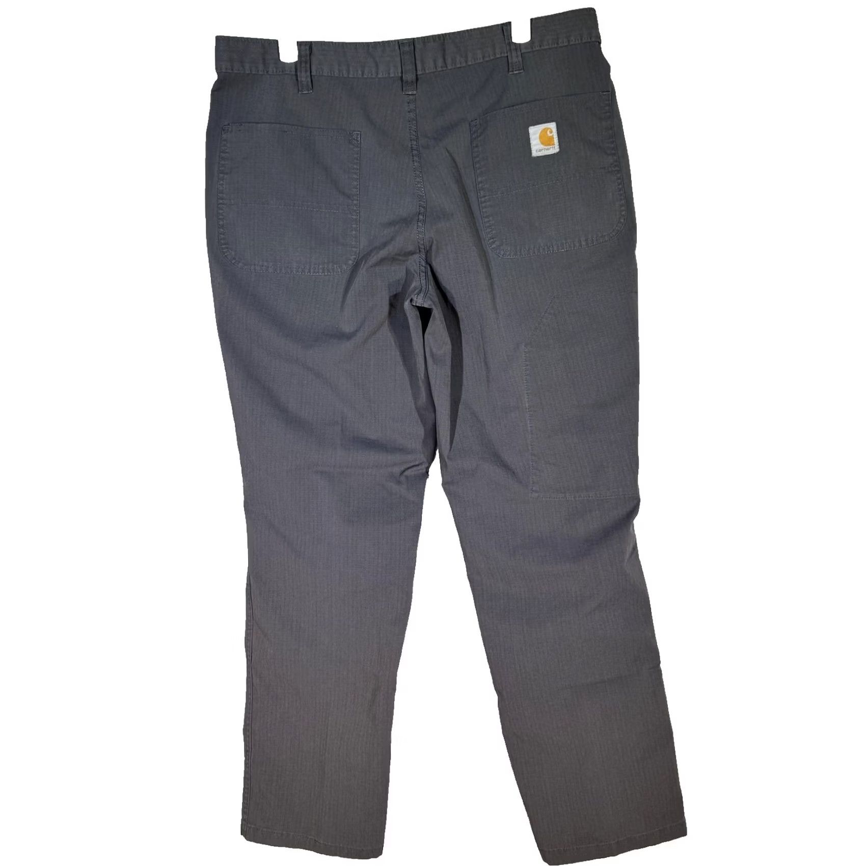 Carhartt VINTAGE Carhartt Pants Mens 37x29 Gray Ripstop Relaxed Fit Workwear Cargo (37x29) Size US 37 - 2 Thumbnail