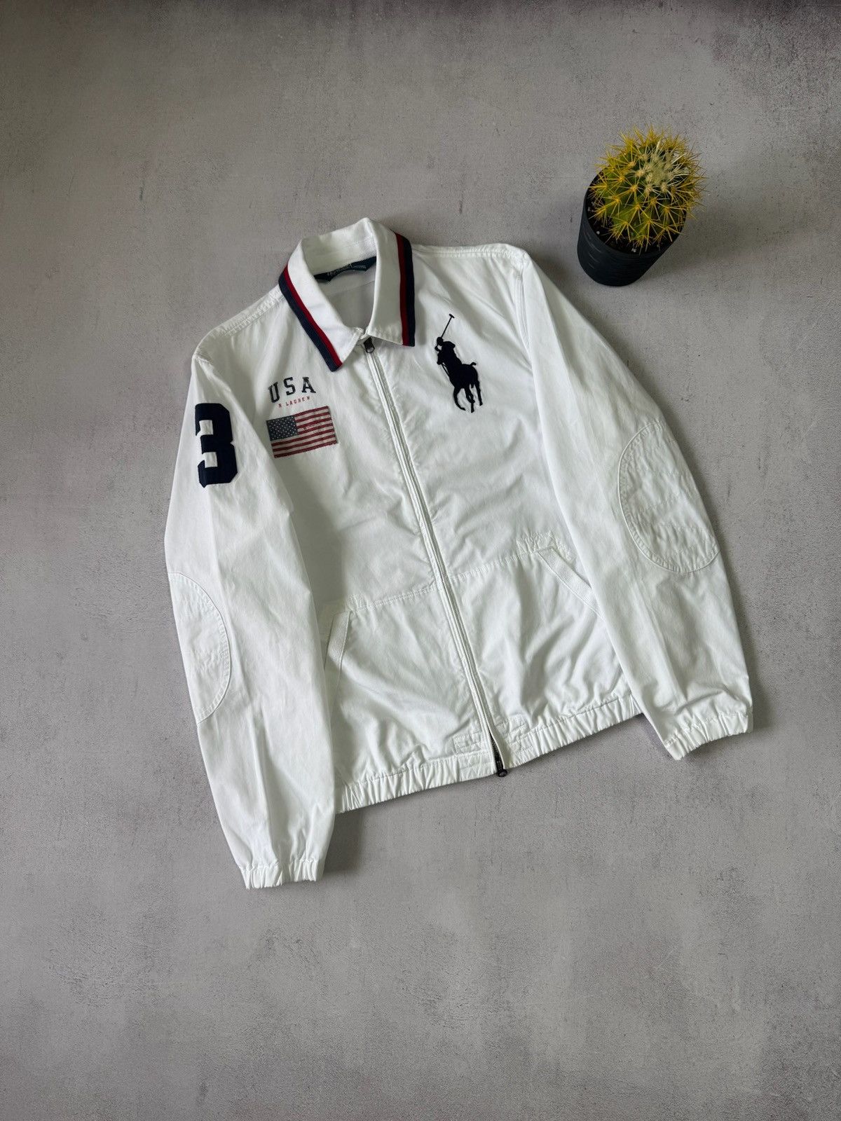 Polo Ralph Lauren VINTAGE POLO RALPH LAUREN UNITED STATE BOMBER JACKET RARE Size US S / EU 44-46 / 1 - 11 Thumbnail