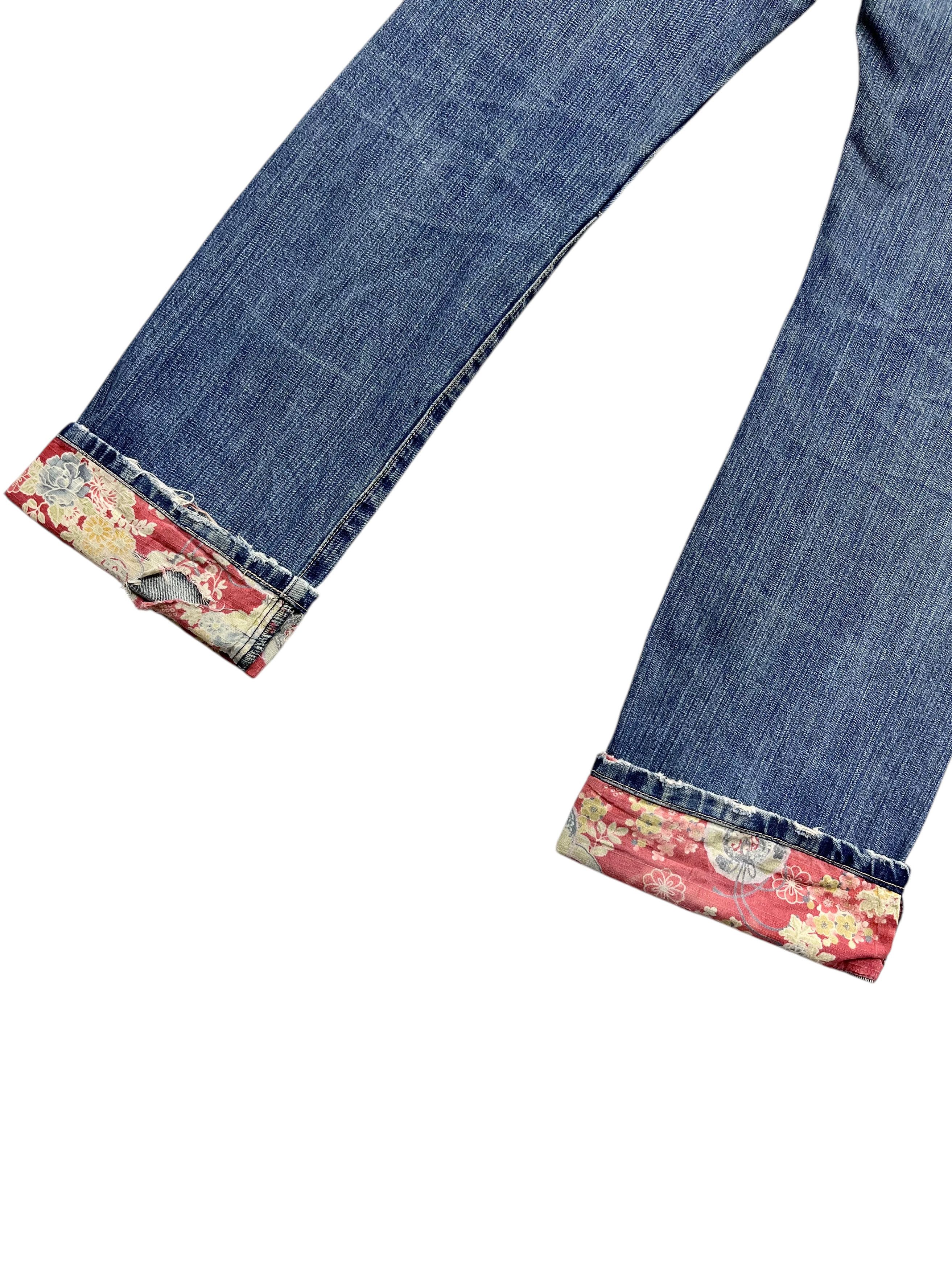 Takeo Kikuchi 🔥Vintage TAKEO KIKUCHI Distressed Ripped Patchwork Mudmax Size US 33 - 12 Thumbnail
