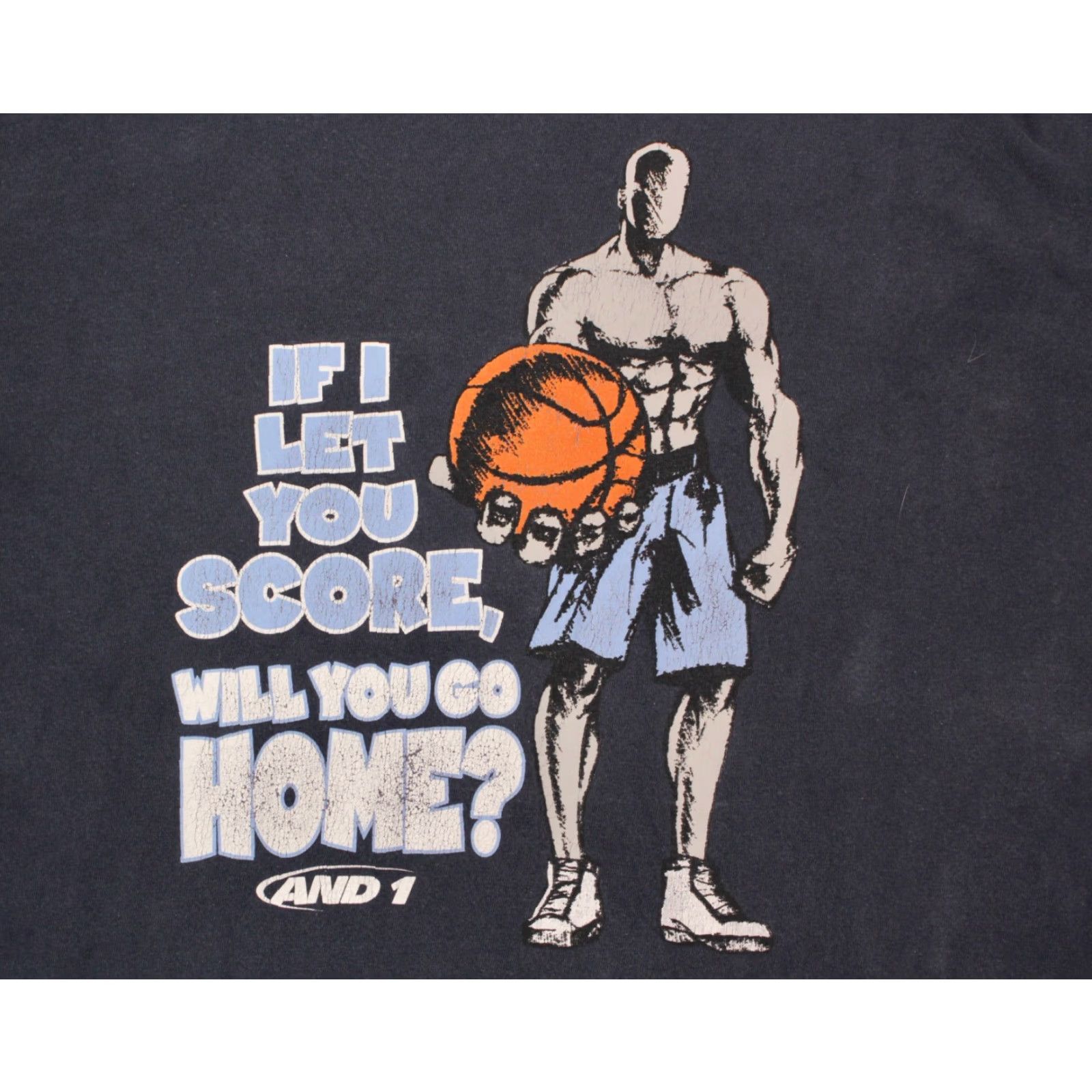 Vintage VINTAGE Men’s VTG 1990s And One / And 1 Long Sleeve T Shirt Sz XXL 90s Basketball Tshirt Blue Graphic Tee Mens 2XL Size US XXL / EU 58 / 5 - 3 Thumbnail
