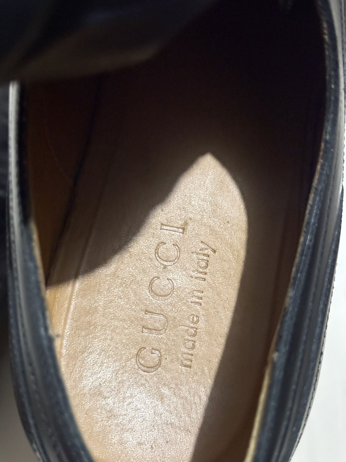 Gucci GUCCI RAVELLO OXFORD LEATHER BLACK SHOES Size US 9.5 / EU 42-43 - 5 Thumbnail