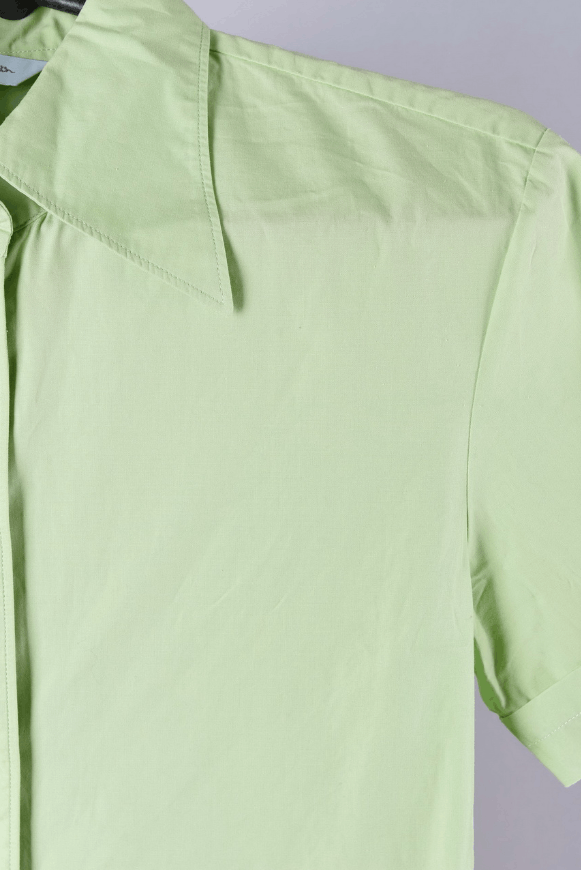 Paul Smith Women's Paul Smith Short Sleeve Light Green Shirt Size S Size S / US 4 / IT 40 - 2 Thumbnail