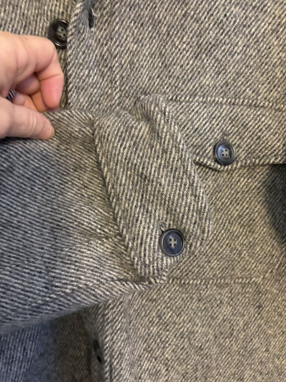 Other Vintage Grey Tweed Over Shirt. Size Medium Size US M / EU 48-50 / 2 - 4 Thumbnail