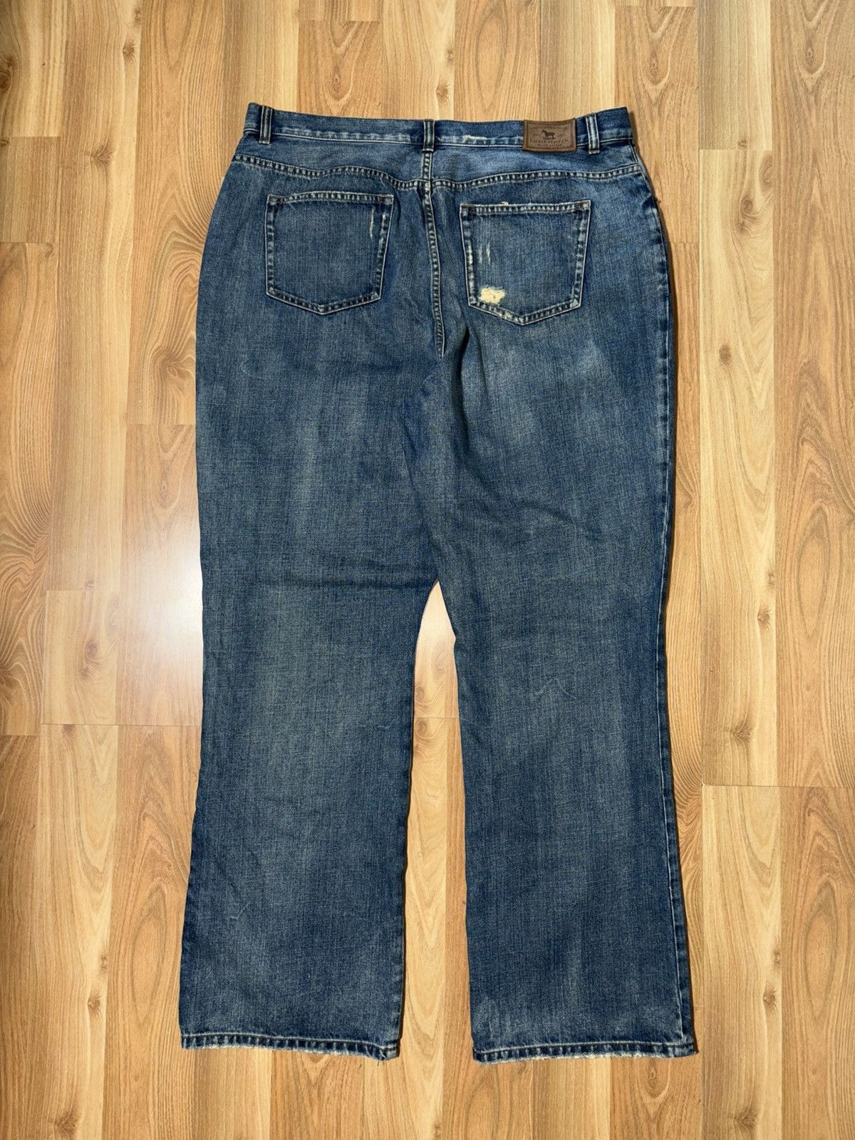 Lauren Ralph Lauren Vintage Lauren Ralph Lauren Patchwork& Embroidered Denim 16W Size 38" / US 16 / IT 52 - 2 Thumbnail