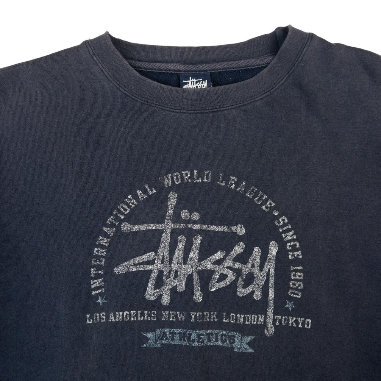 Stussy Vintage Stussy International Athletics Sweatshirt Size XL Size US XL / EU 56 / 4 - 3 Thumbnail