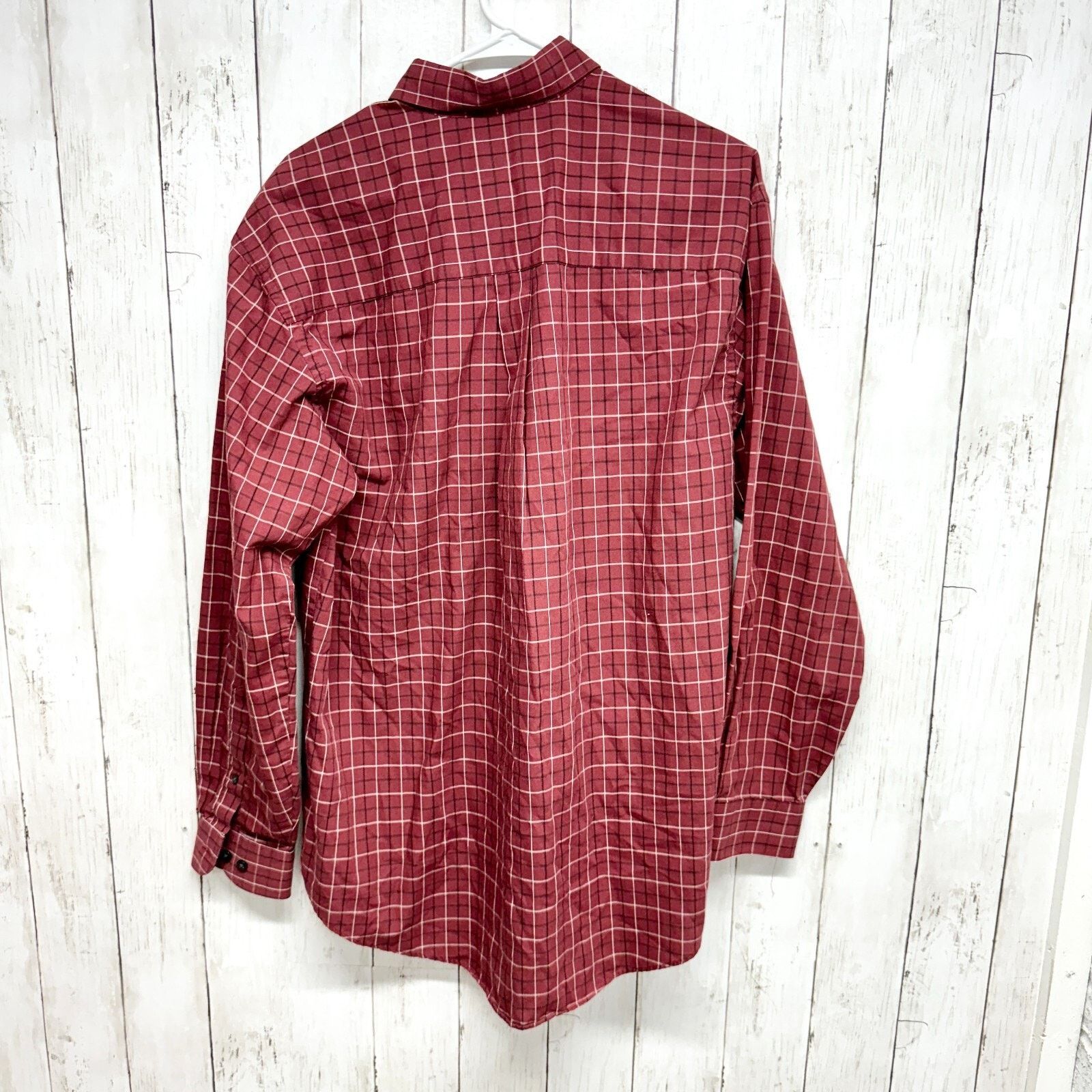 Van Heusen Van Heusen Shirt Men M 15-15.5 Button Down Plaid Long Sleeve Size US M / EU 48-50 / 2 - 3 Thumbnail