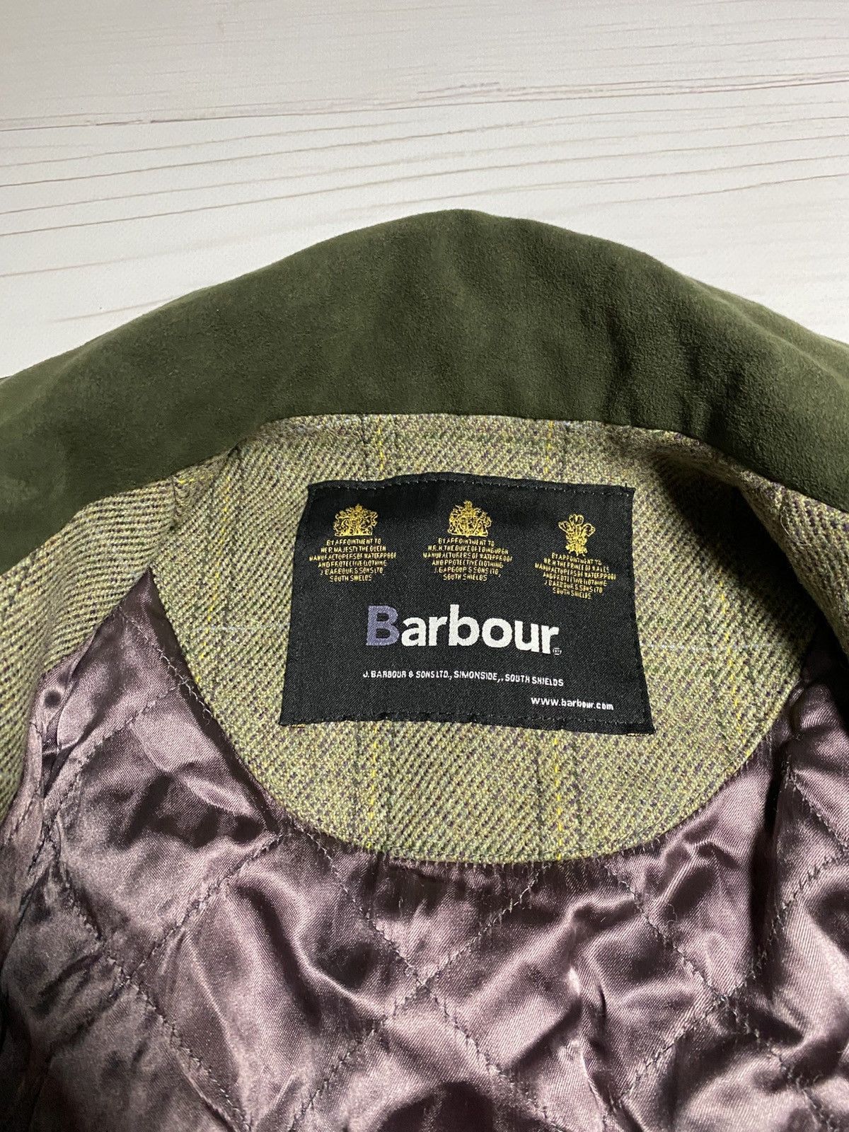 Barbour Vintage Rare Barbour Ladies Field Wool Tweed Jacket Size M / US 6-8 / IT 42-44 - 3 Thumbnail