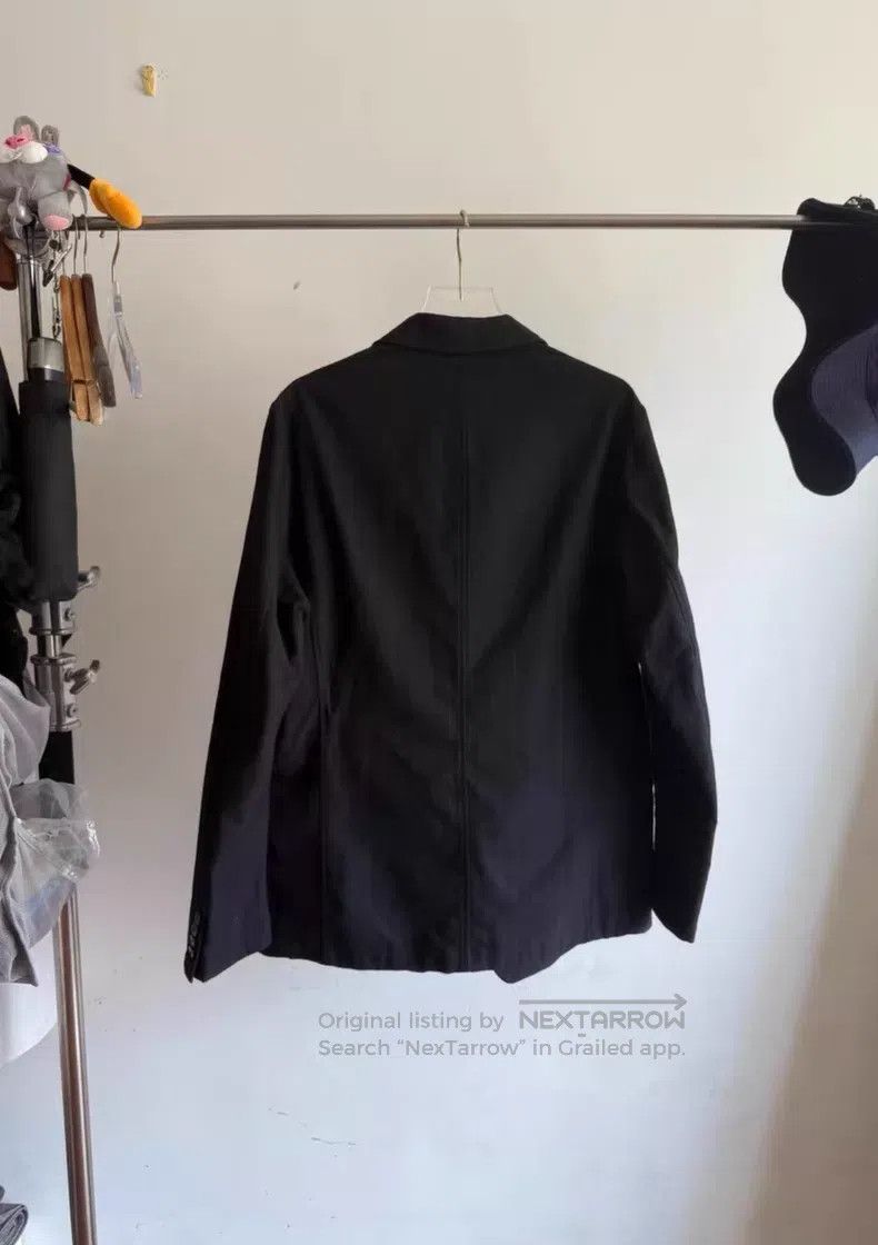 Dries Van Noten Dries Van Noten Black Blazer Size XL / US 12-14 / IT 48-50 - 2 Thumbnail