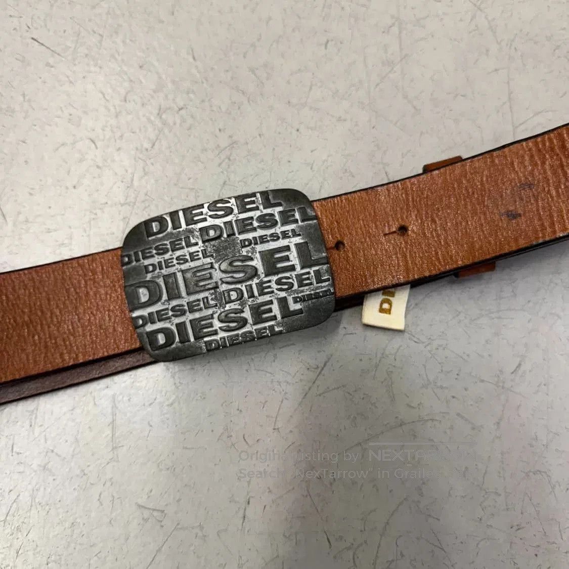 Diesel Diesel Vintage Inscribed Belt. Size ONE SIZE - 1 Thumbnail