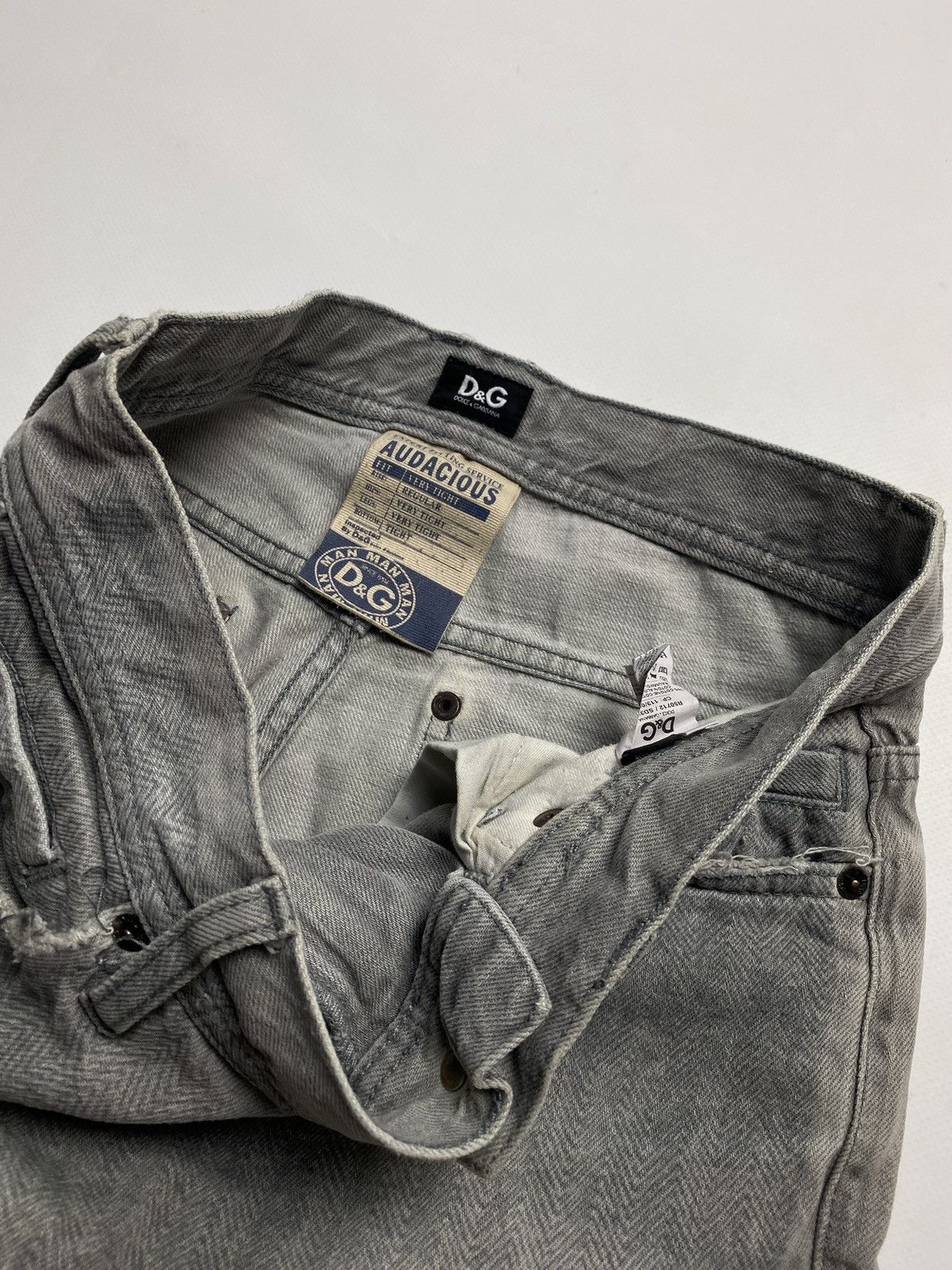 Dolce & Gabbana Vintage Y2K distressed Wash denim dolce Gabbana pants Size US 29 - 5 Thumbnail