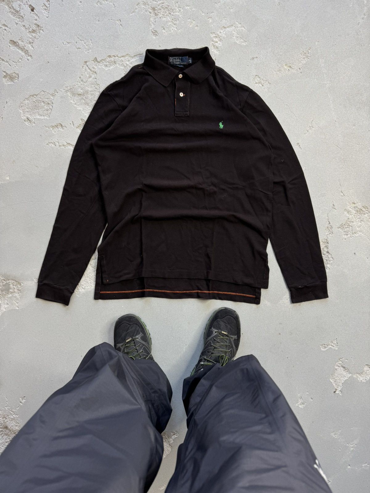 Polo Ralph Lauren × Rugby Ralph Lauren × Vintage Vintage Polo Ralph Lauren Long sleeve rugby shirt Size US L / EU 52-54 / 3 - 1 Thumbnail