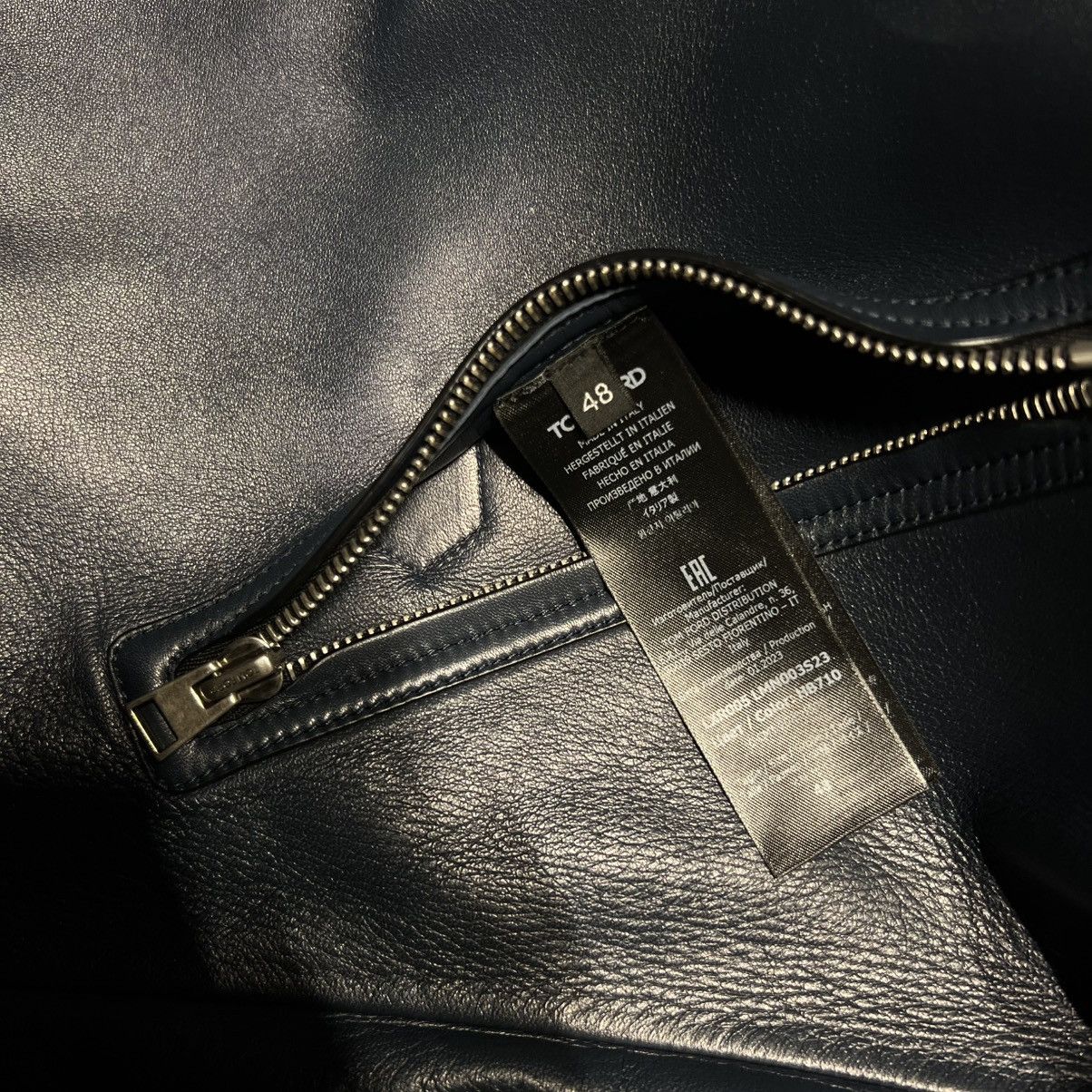 Tom Ford Tom Ford Leather Jacket in Medium Size US M / EU 48-50 / 2 - 7 Thumbnail