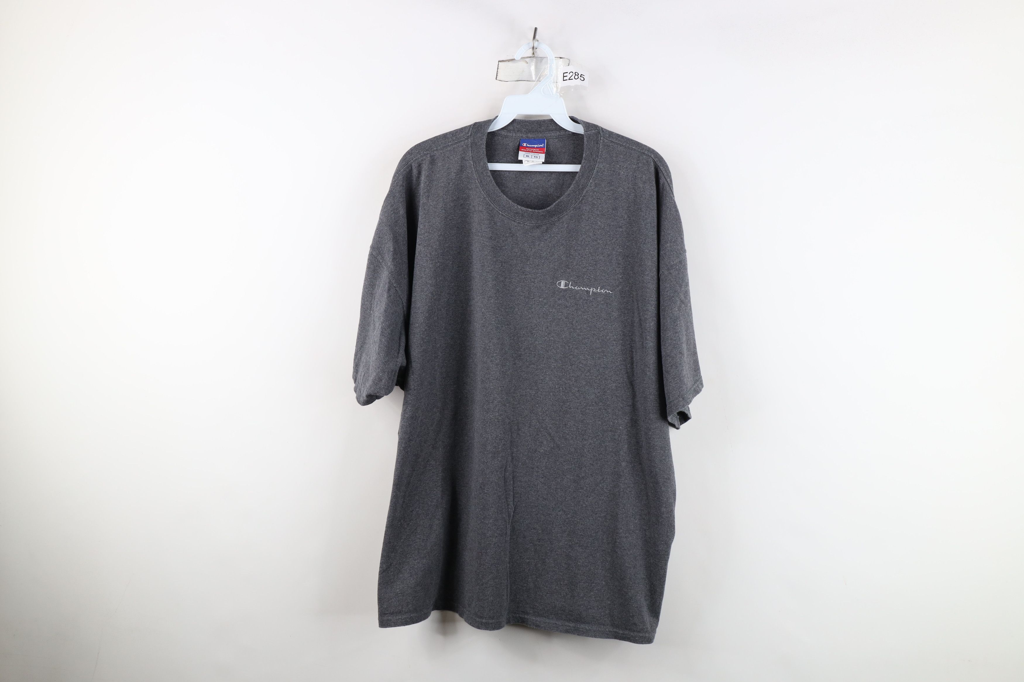 Champion Vintage 90s Champion Spell Short Sleeve T-Shirt Heather Gray Size US XL / EU 56 / 4 - 1 Thumbnail