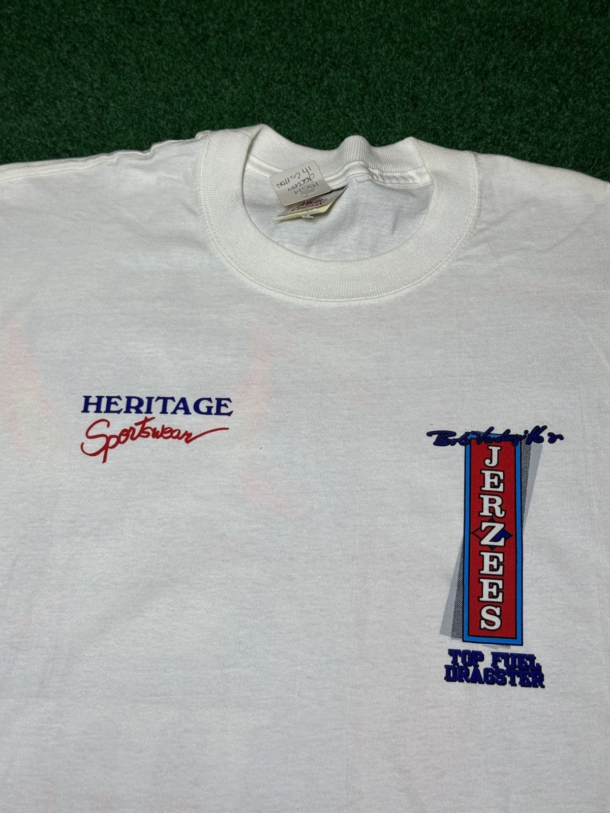 Vintage NHRA Top Fuel Dragster Drag Racing Jerzees XL 90s T Shirt Size US XL / EU 56 / 4 - 4 Thumbnail