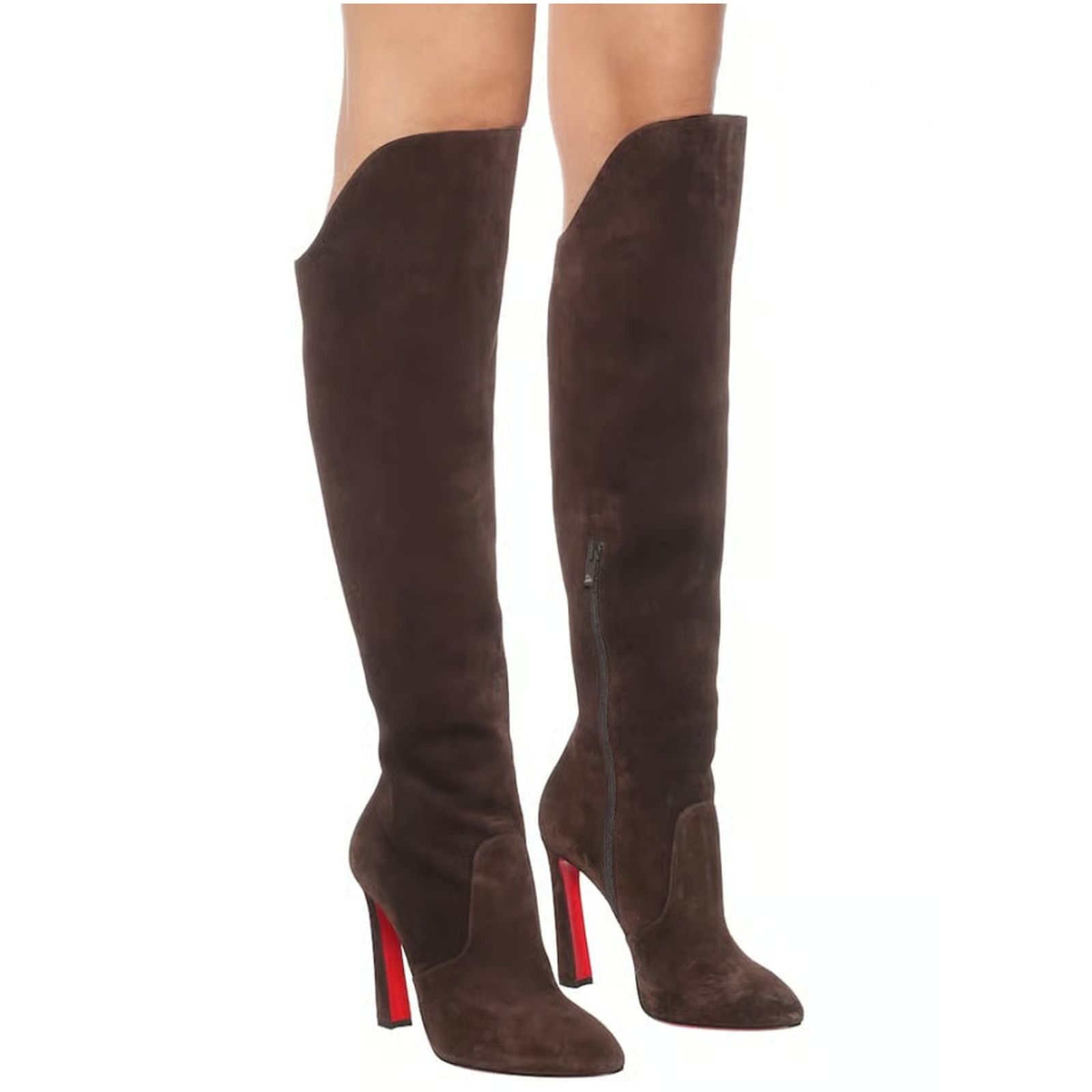 Christian Louboutin Christian Louboutin Eleonor Botta 100 Arabica Brown OTK Size US 9.5 / IT 39.5 - 6 Thumbnail