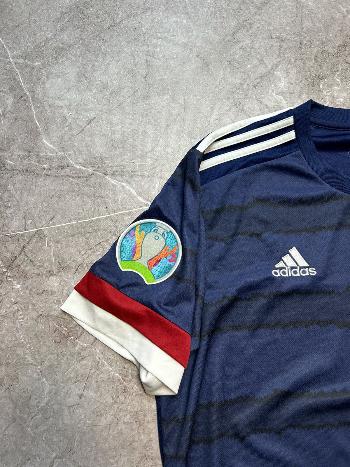 Adidas × Vintage Adidas Scotland 2020 Home Kit Soccer Jersey Size US XL / EU 56 / 4 - 3 Thumbnail