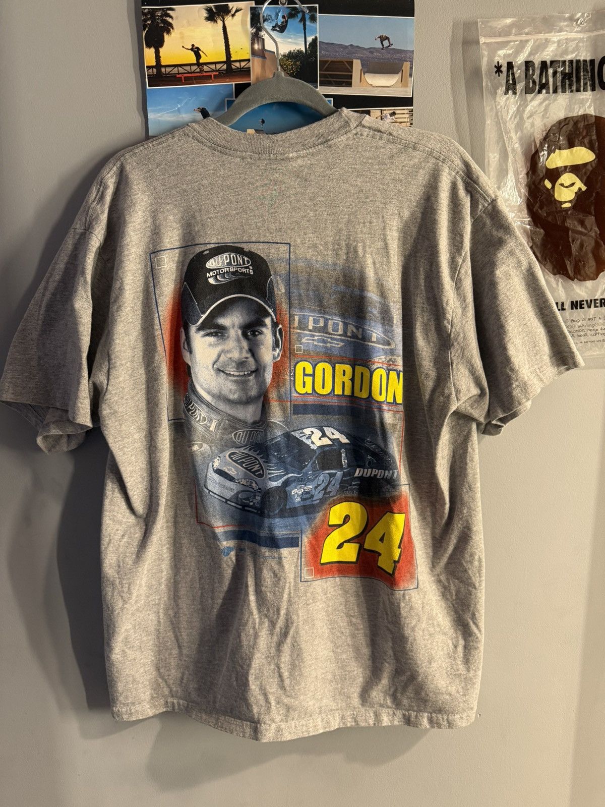 Vintage Jeff Gordon Racing Tee Size US XL / EU 56 / 4 - 2 Thumbnail