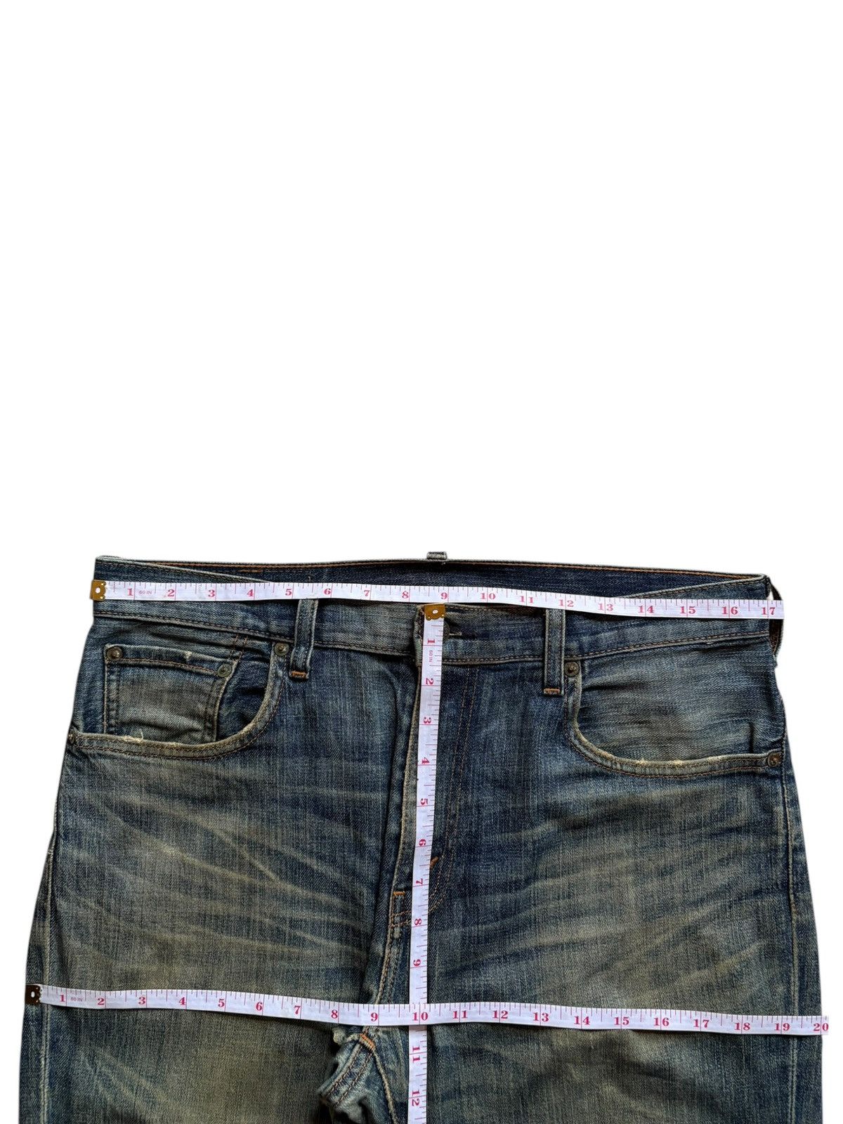 Levi's Vintage 90s Levis 505 Mud Wash Distressed Loose Jeans Size US 34 / EU 50 - 12 Thumbnail