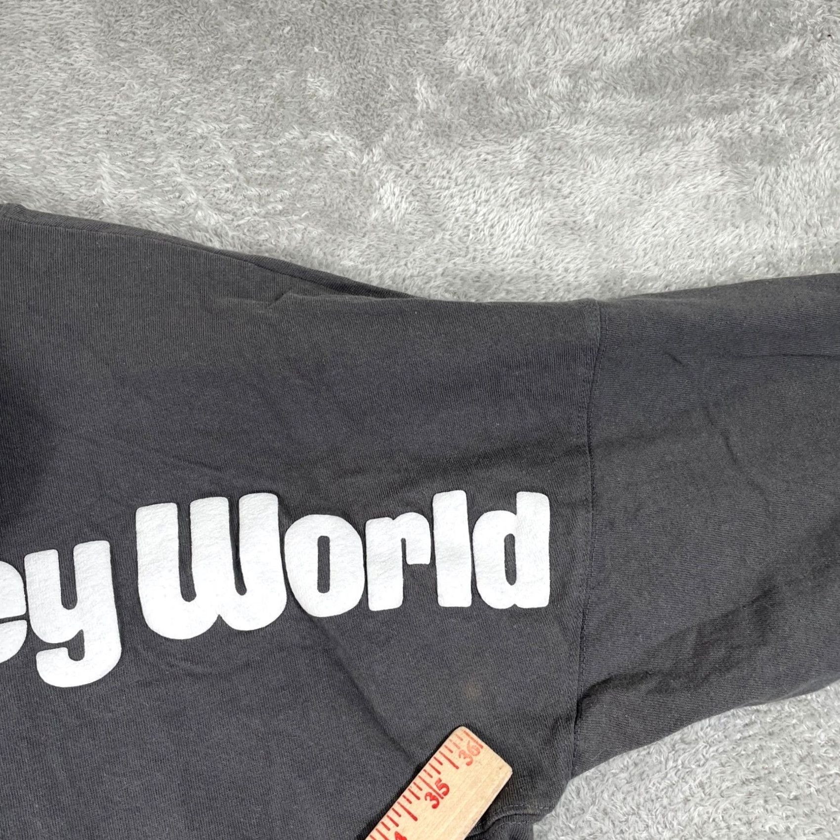 Disney Disney Spirit Jersey Hoodie Womens Small Gray Walt Disney World Puff Print Logo Size S / US 4 / IT 40 - 6 Thumbnail