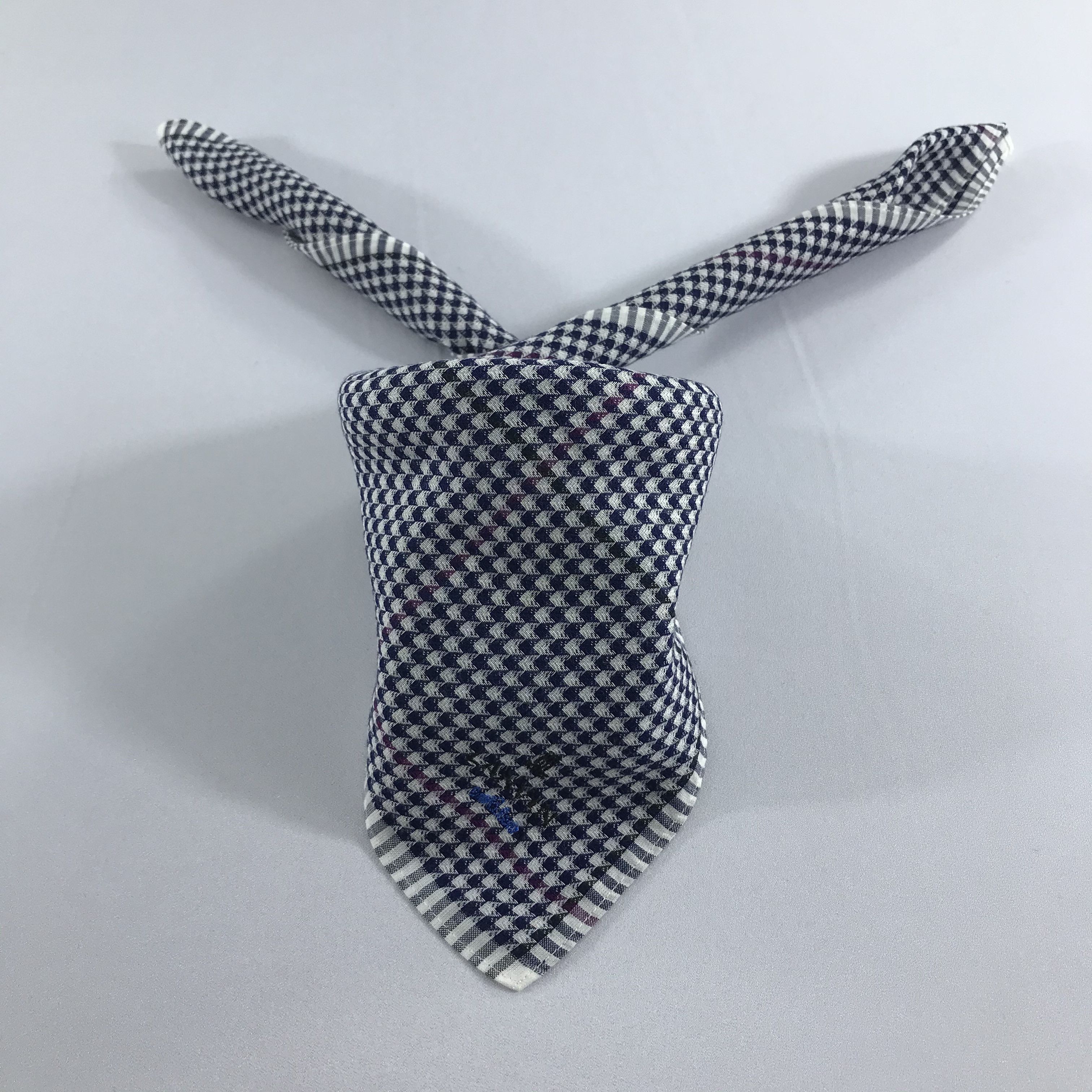Lanvin Lanvin Checkered Handkerchief Neckerchief Bandana H1189 Size ONE SIZE - 1 Thumbnail