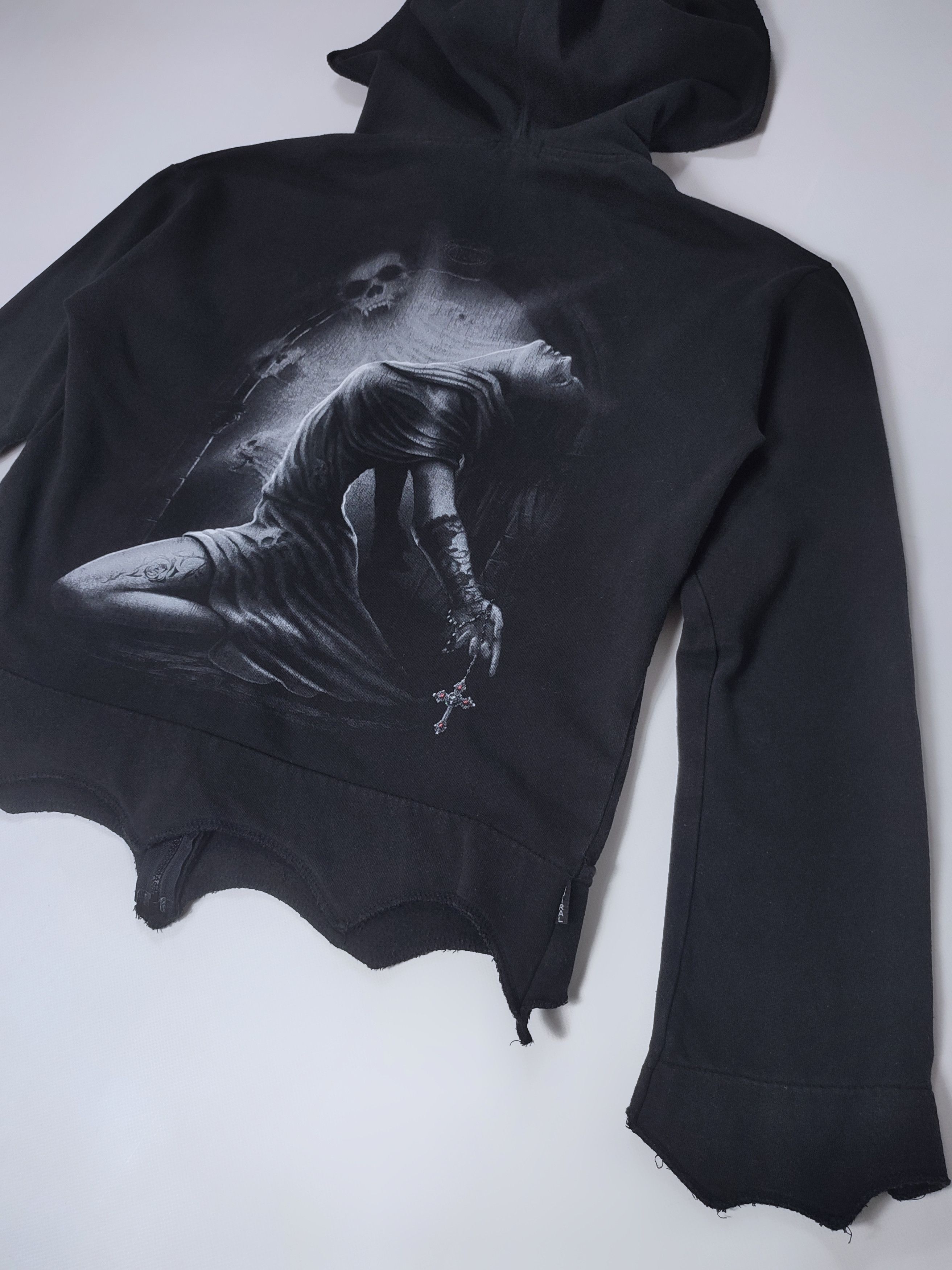 Affliction Spiral Y2k opium zip hoodie Rick Owens Size US M / EU 48-50 / 2 - 9 Thumbnail