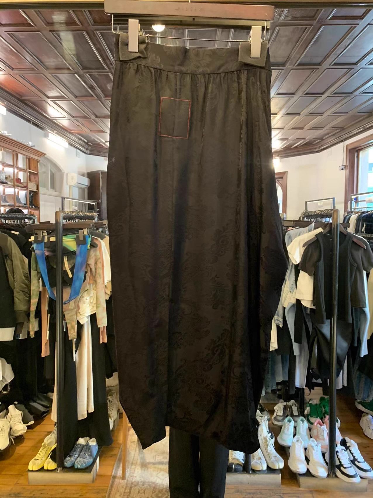 Uma Wang UMA WANG FW25 Main Women’s Black Gink Skirt Ｑ25 Size 34" / US 12 / IT 48 - 1 Thumbnail