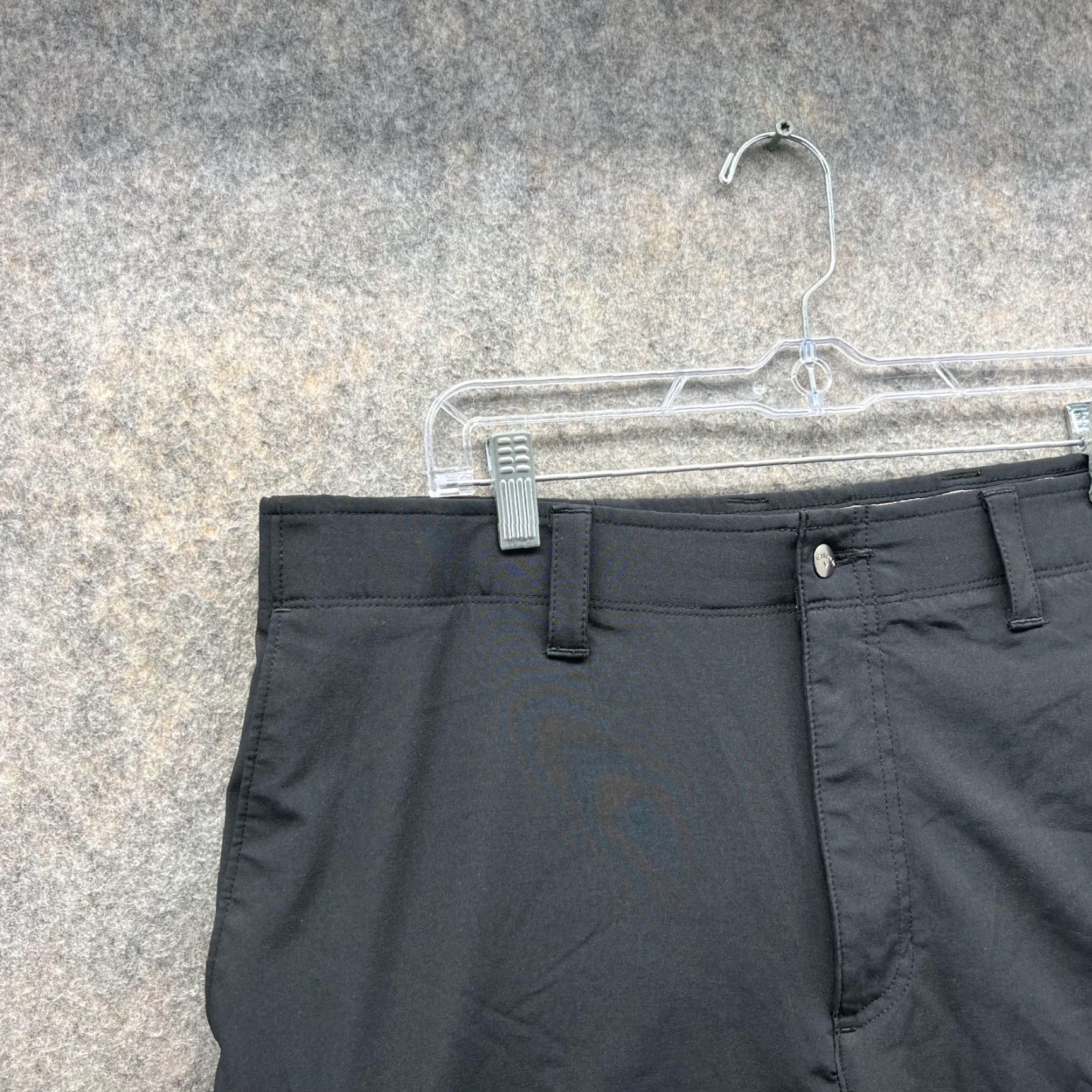 Callaway Callaway Shorts Men 38 Black Chino Flat Front Casual Polyester Outdoors Golf Size US 38 / EU 54 - 4 Thumbnail