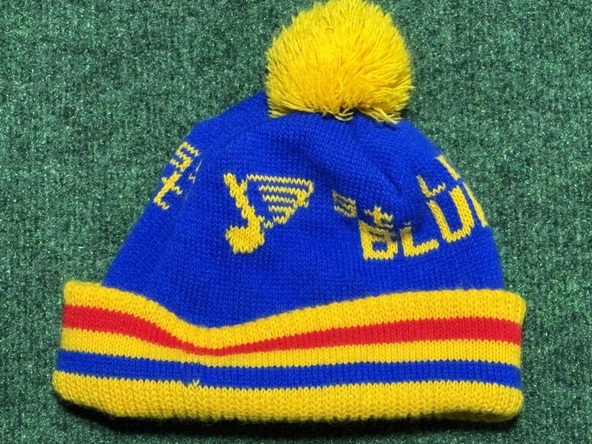 NHL Vintage St Louis Blues Missouri Lottery Promo Beanie Size ONE SIZE - 2 Thumbnail