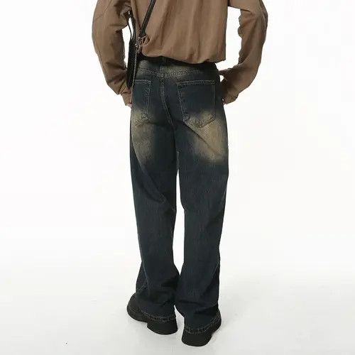 Jean Himejima x Nan Loose wide-leg vintage distressed jeans y2k Size US 32 / EU 48 - 3 Thumbnail