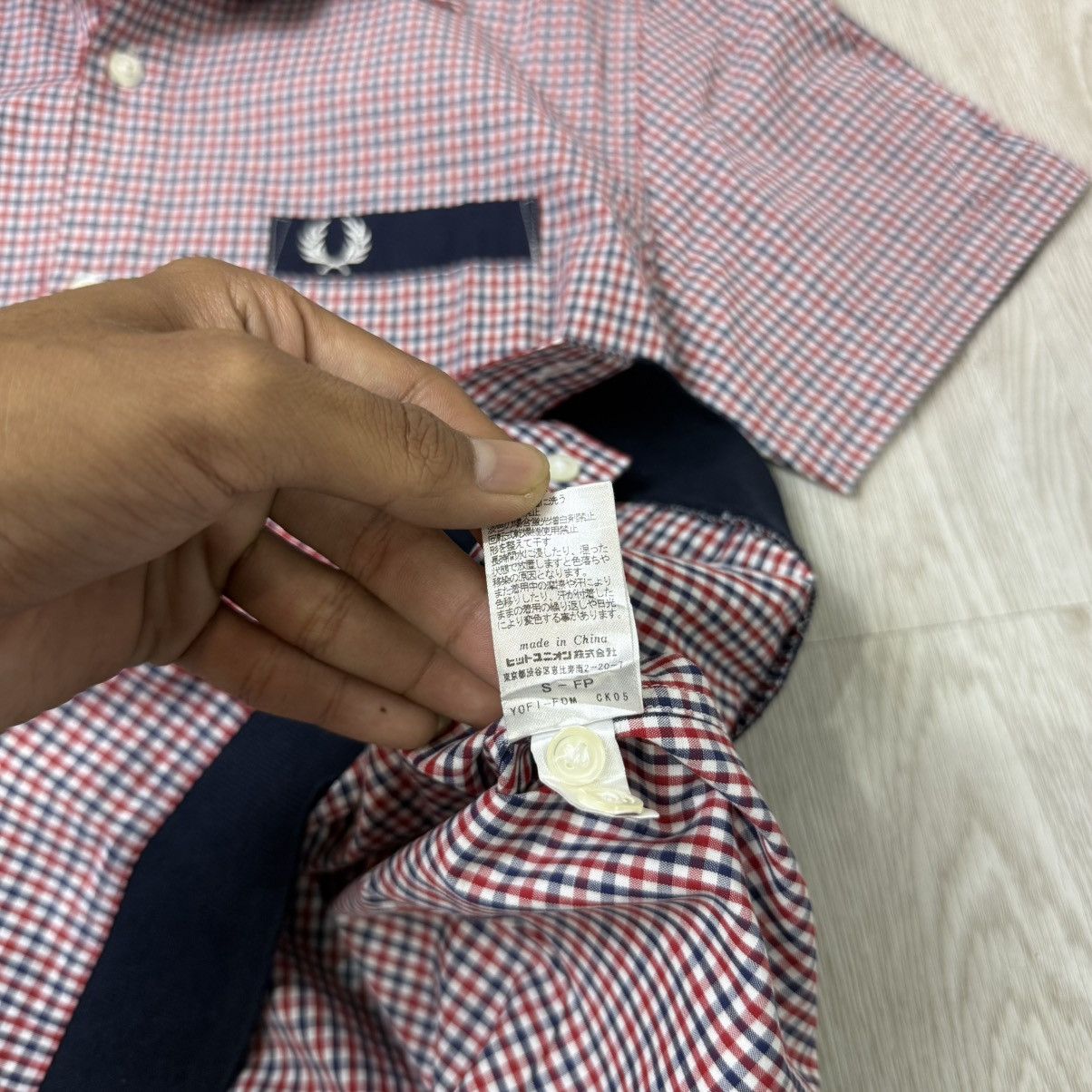 Fred Perry FRED PERRY gingham check shirt Size US M / EU 48-50 / 2 - 6 Thumbnail
