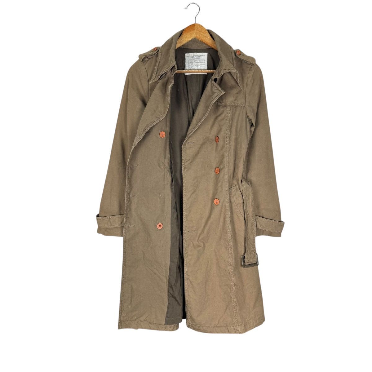 GOA ☀️GOA MILITARY TRENCH COAT JACKET Size S / US 4 / IT 40 - 7 Thumbnail