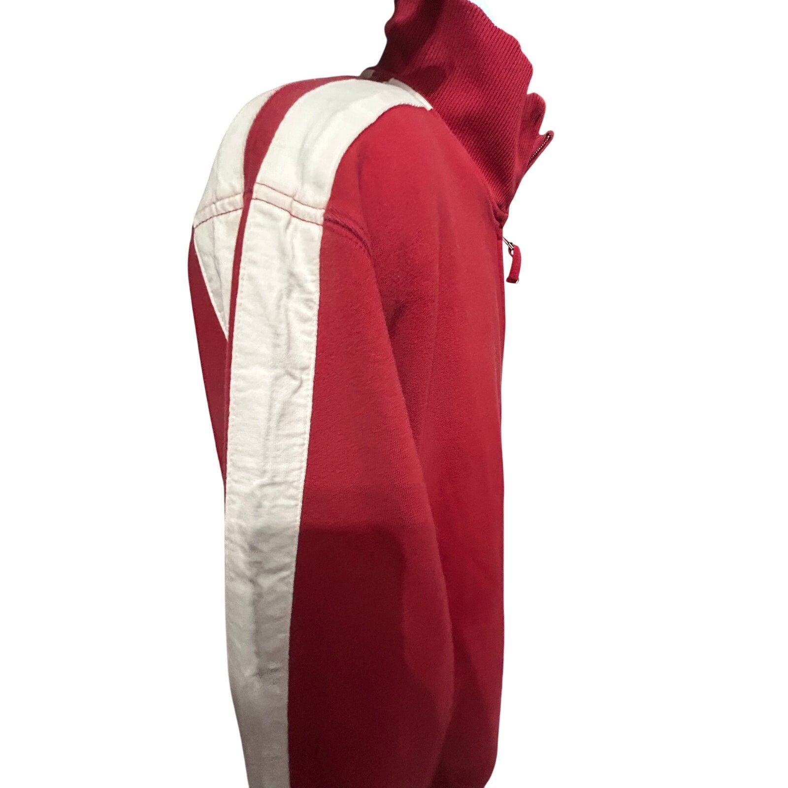 Timberland Vintage Timberland Red Track Jacket Size L Y2K Logo Zip Size US L / EU 52-54 / 3 - 4 Thumbnail