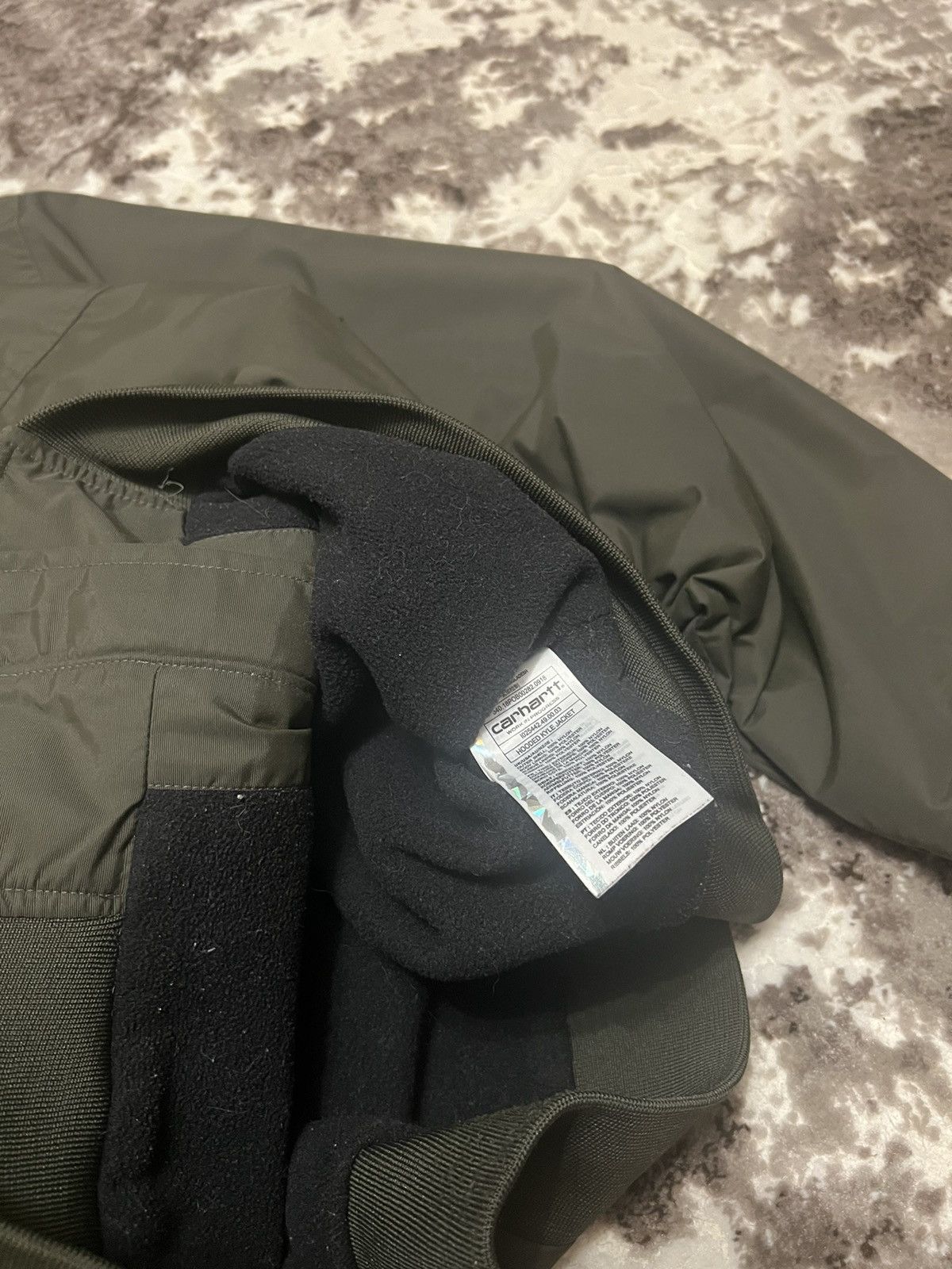 Carhartt × Vintage Vintage Carhartt fleece hooded Jacket y2k size L Size US L / EU 52-54 / 3 - 12 Thumbnail