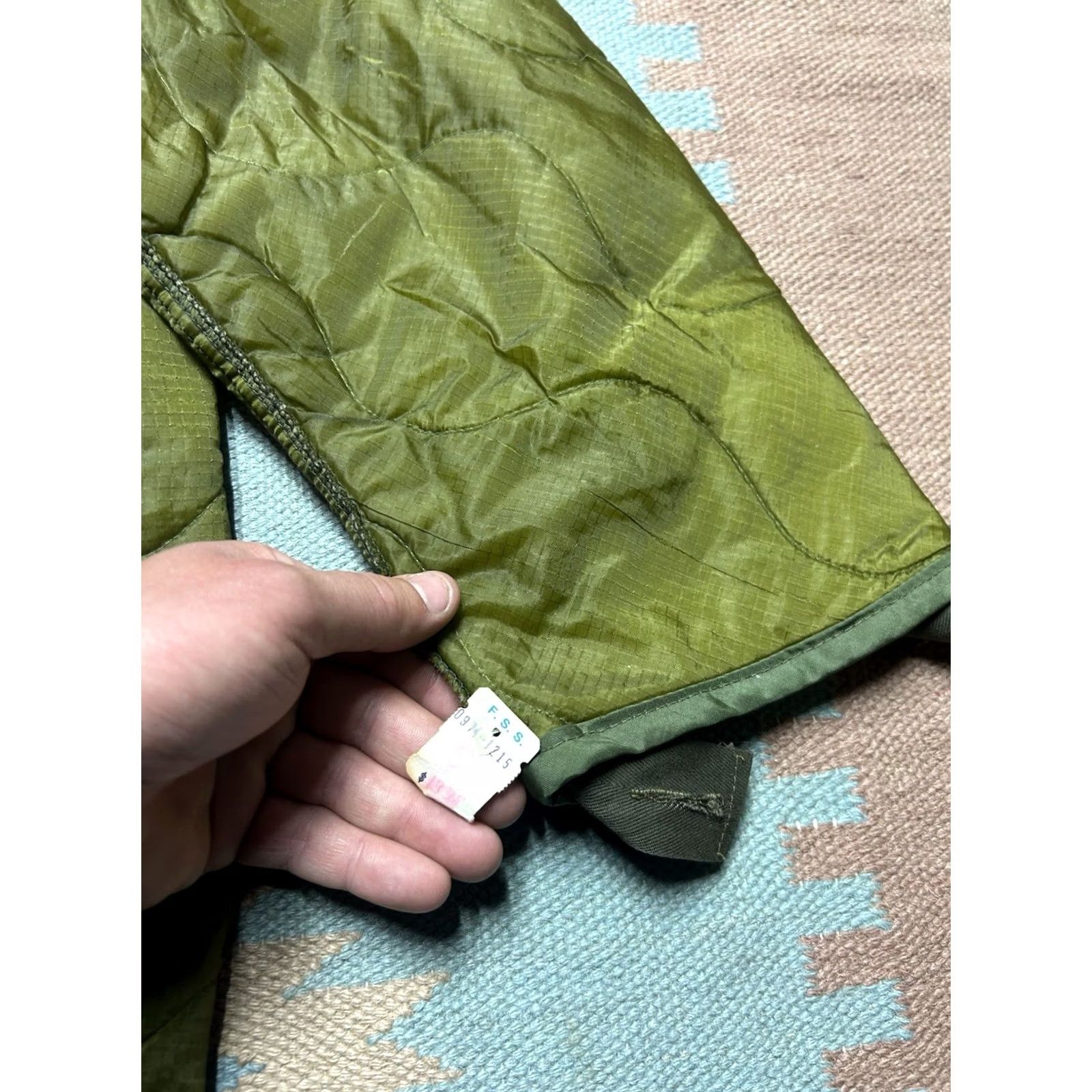 Vintage VINTAGE Field M65 Coat Military Jacket Liner Green Quilted Small Mens Shirt? Size US S / EU 44-46 / 1 - 3 Thumbnail