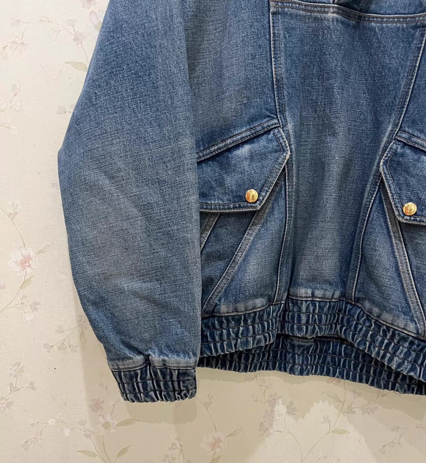 Celine Celine Washed Blue Oversized Denim Jacket S 99 New Size S / US 4 / IT 40 - 4 Thumbnail