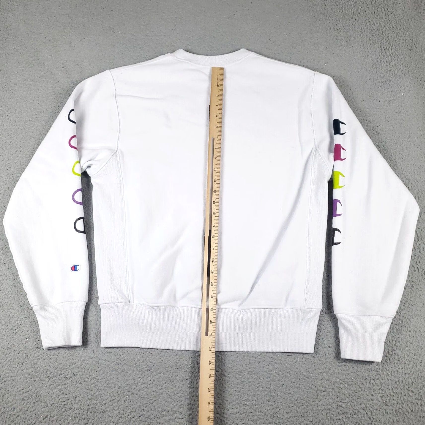 Champion VINTAGE Champion Men's Medium Sweater Pullover Sweatshirt White Knit Logo Zipper Outdoor Classic Size US M / EU 48-50 / 2 - 5 Thumbnail