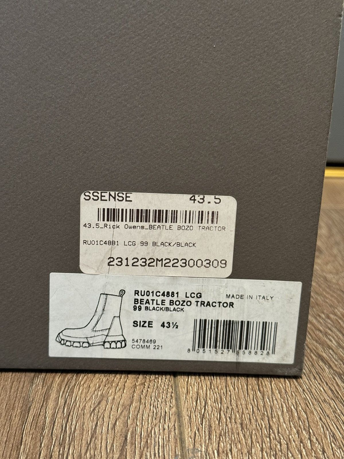 Rick Owens Rick Owens Beetle Bozo Tractor Boots Size US 10 / EU 43 - 13 Thumbnail