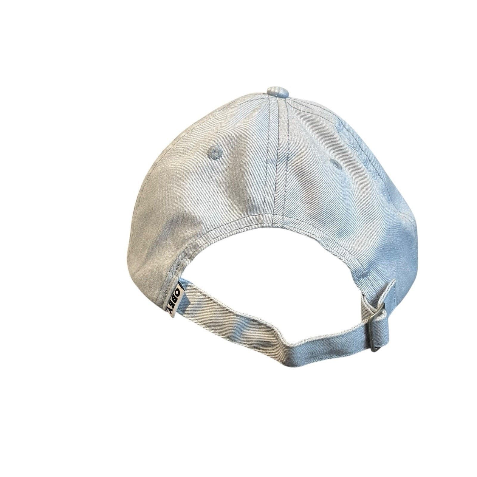 Obey Obey Organic baby blue 6 panel strapback hat NWT Size ONE SIZE - 4 Thumbnail