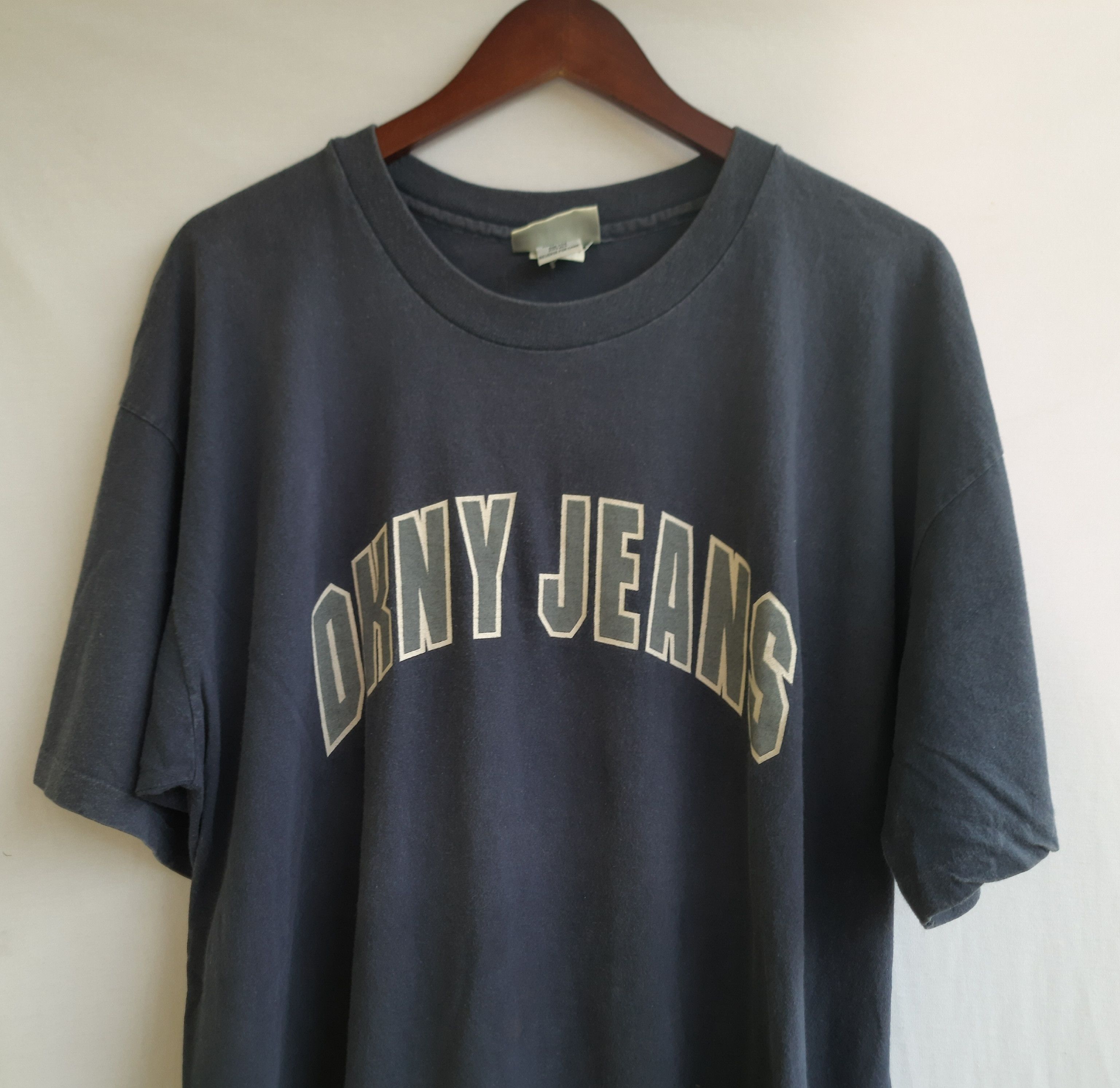 DKNY DKNY JEANS LOGO Vintage 90s T Shirt Size US XL / EU 56 / 4 - 3 Thumbnail