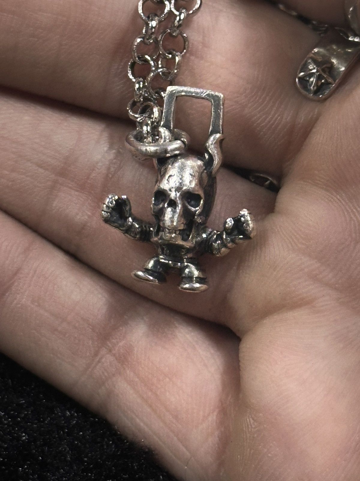 CHROME HEARTS FOTI HARRIS TEETER ZIPPER PENDENT