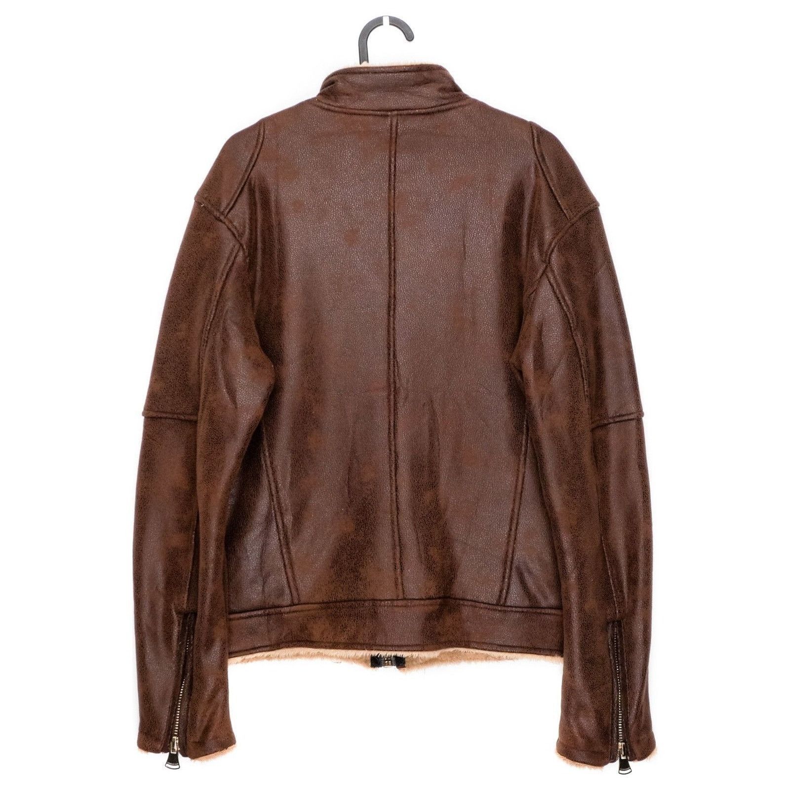 Dolce & Gabbana Dolce Gabbana DG Logo Used Effect Grain Leather Jacket Size US M / EU 48-50 / 2 - 7 Thumbnail