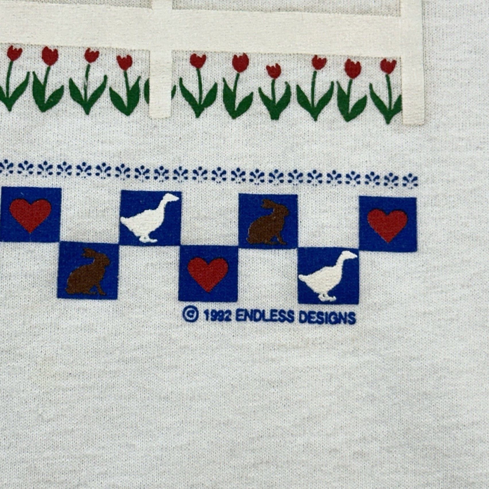 Jerzees VINTAGE Jerzees Shirt Women's XL White Endless Designs Barn House Farm USA Made Size XL / US 12-14 / IT 48-50 - 5 Thumbnail