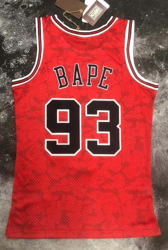 NBA Bulls #93 Bape Jersey Size US M / EU 48-50 / 2 - 1 Thumbnail