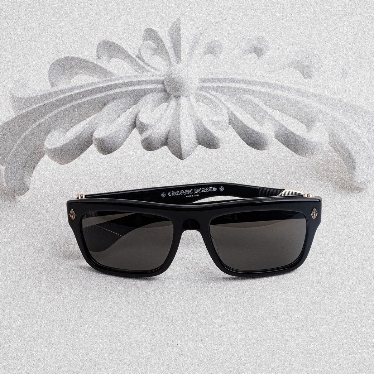 Chrome Hearts CHROME HEARTS SLUSS BUSSIN II BLACK SUNGLASSES Size ONE SIZE - 6 Thumbnail